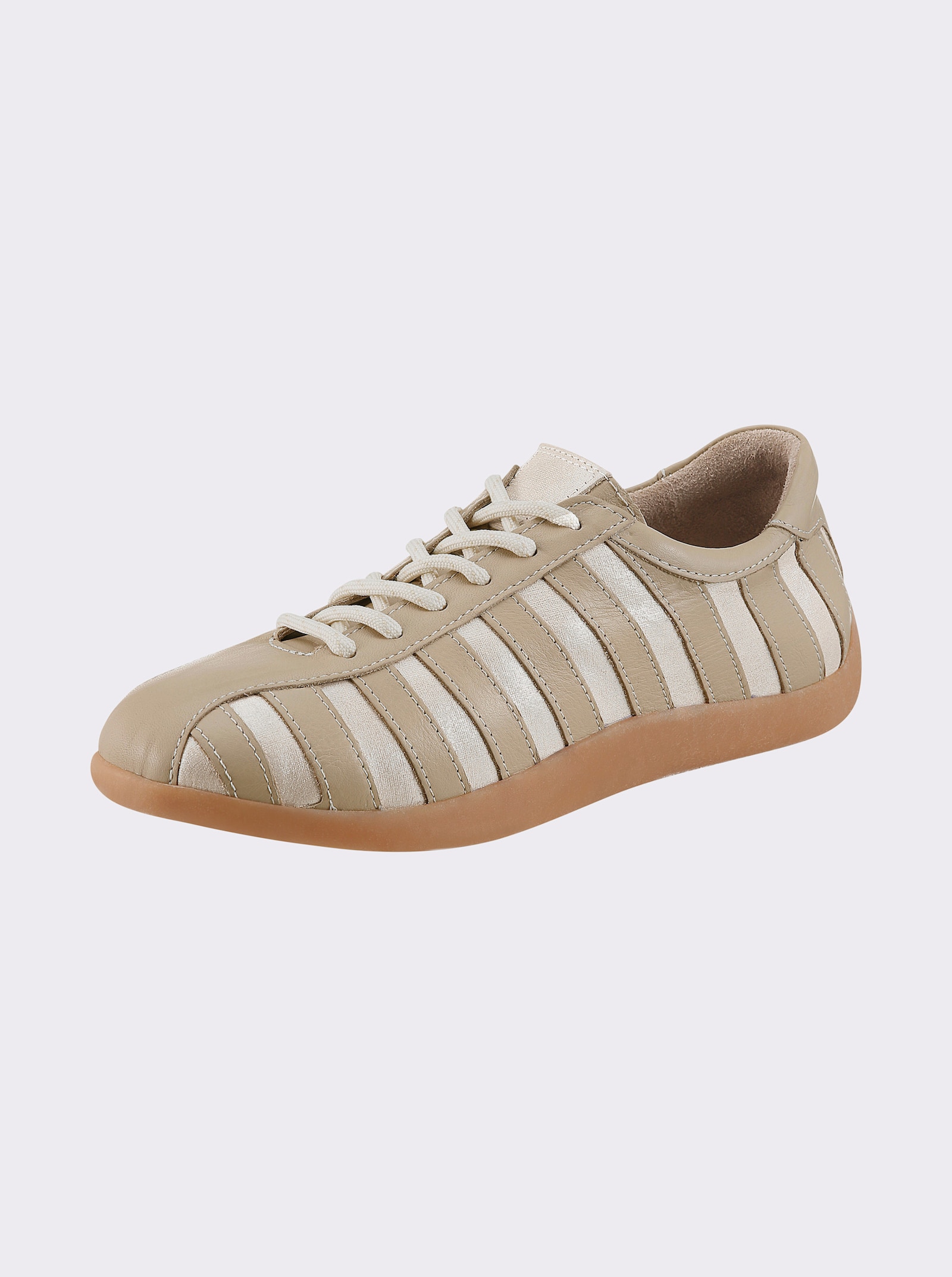 Gemini Schnürschuh mit Polsterung - beige