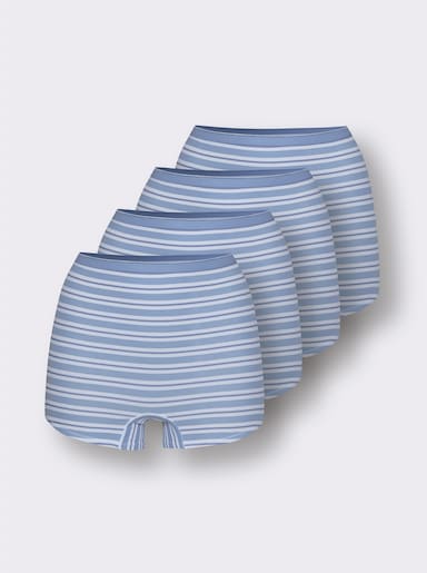 wäschepur Panty mit Softbund - bleu-gestreift