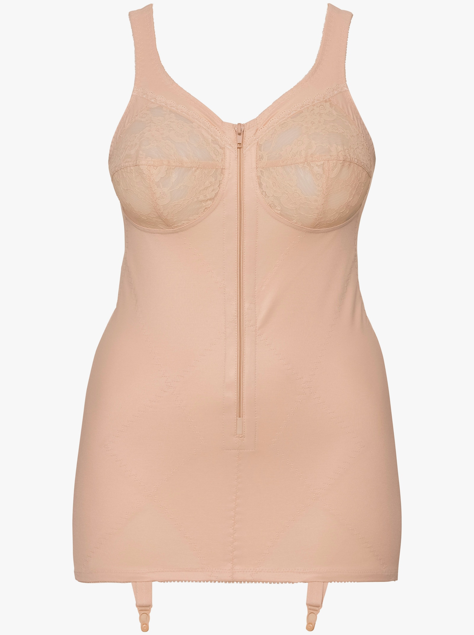 Susa Body zonder beugel met jarretels - ivoorkleur