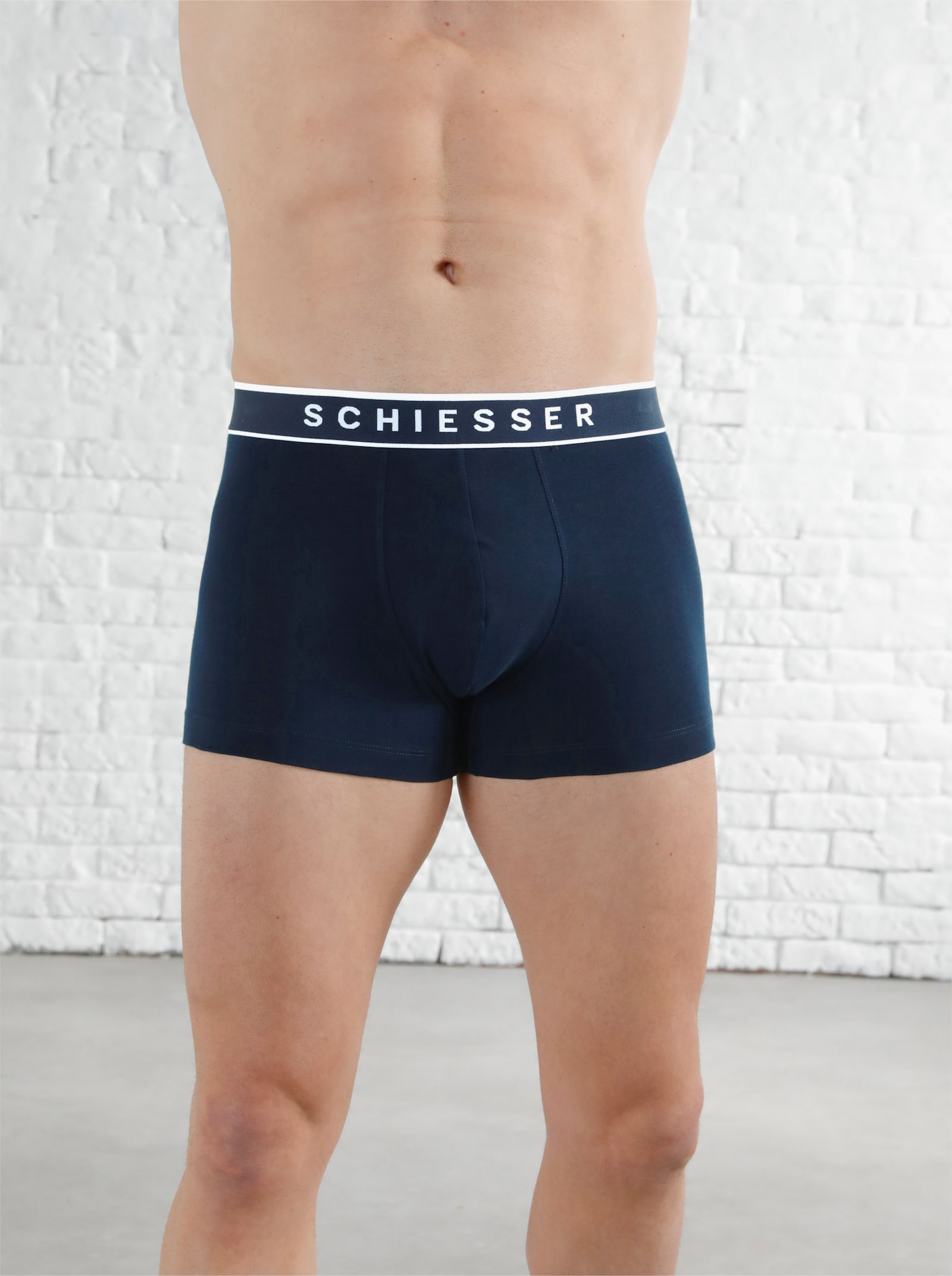 Schiesser Boxerkalsong - marin