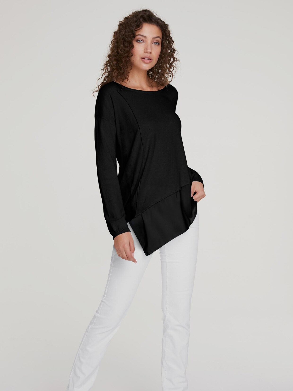 Linea Tesini Oversized Pullover - schwarz