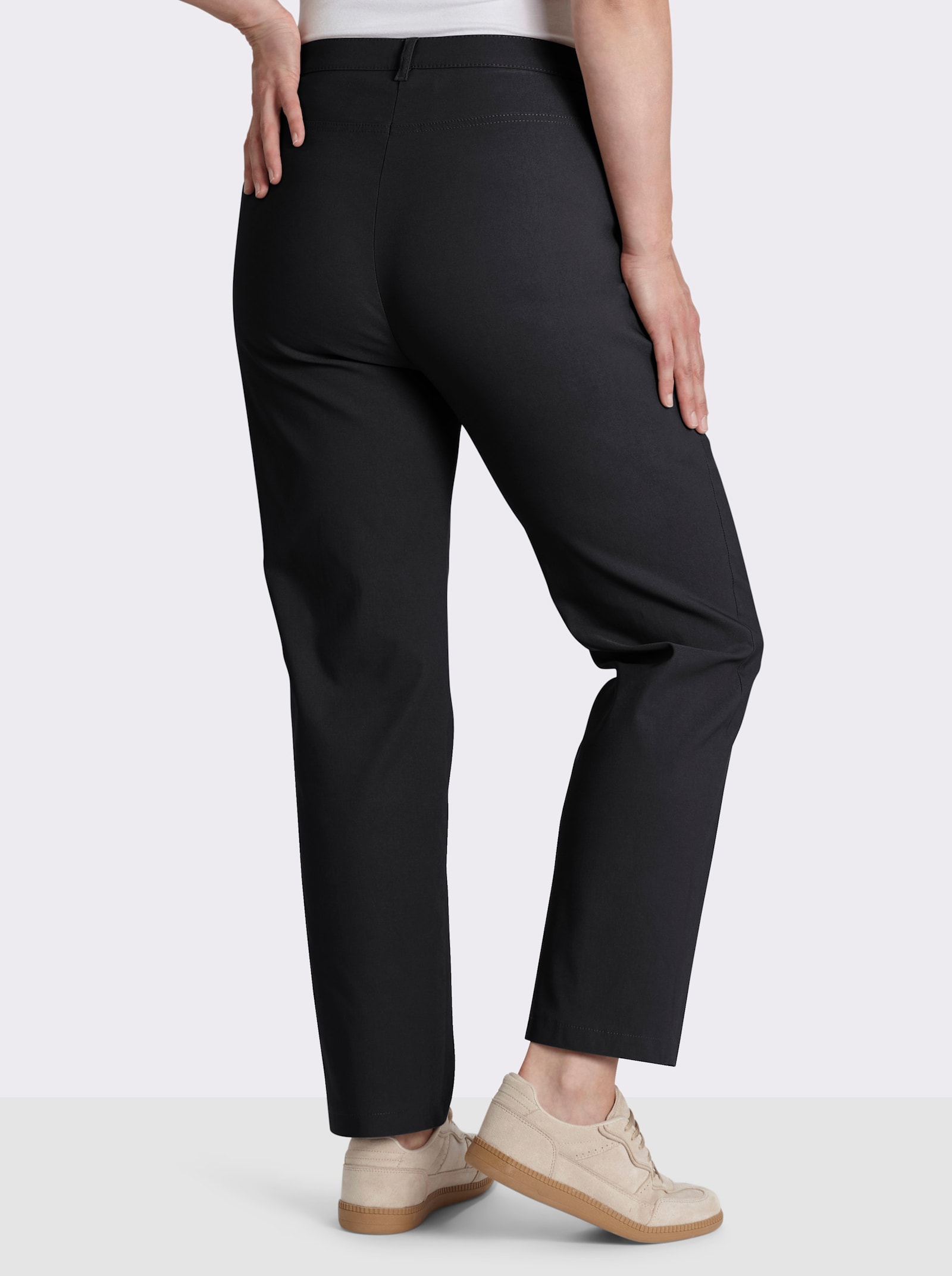 Stehmann Comfort line Thermohose in elastischer Bengalin-Qualität - schwarz