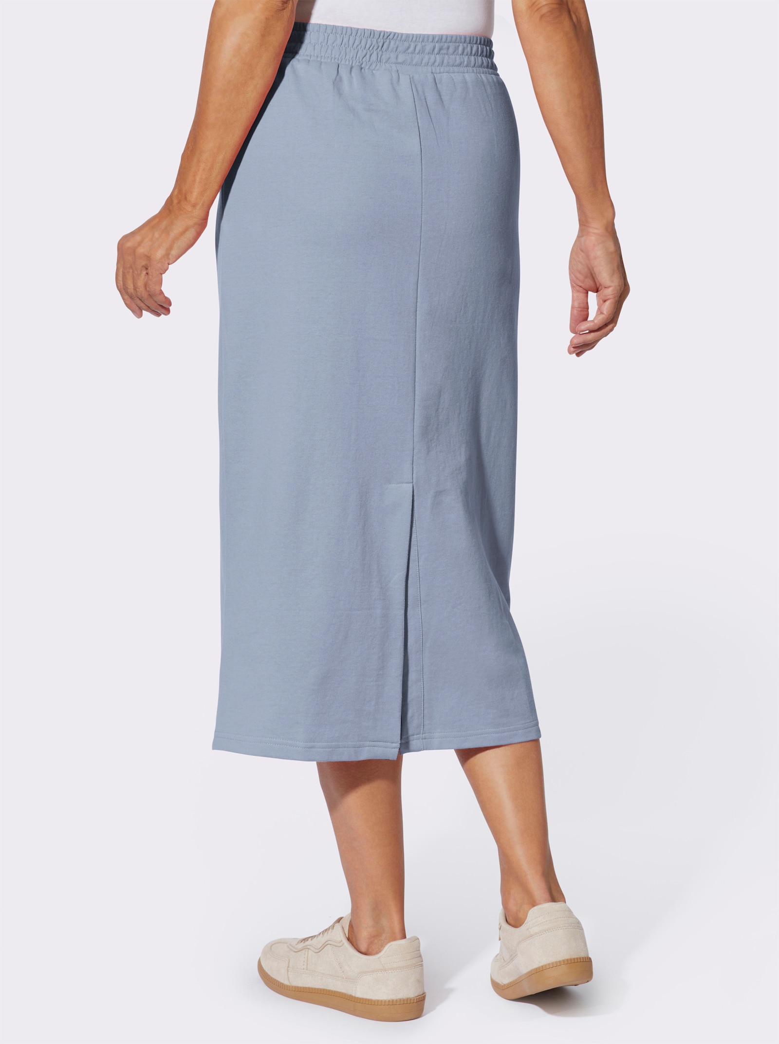 Sweatrock mit Rundum-Dehnbund - bleu