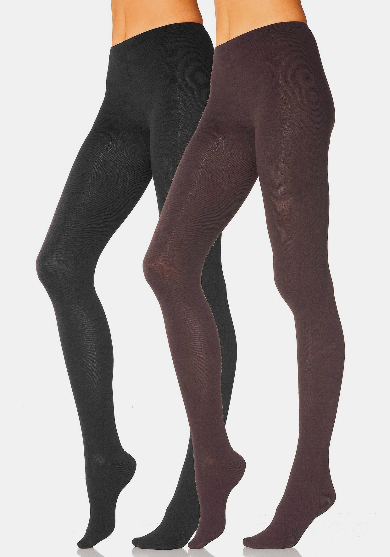 Rogo panty - 1x bruin/zwart + 1x zwart
