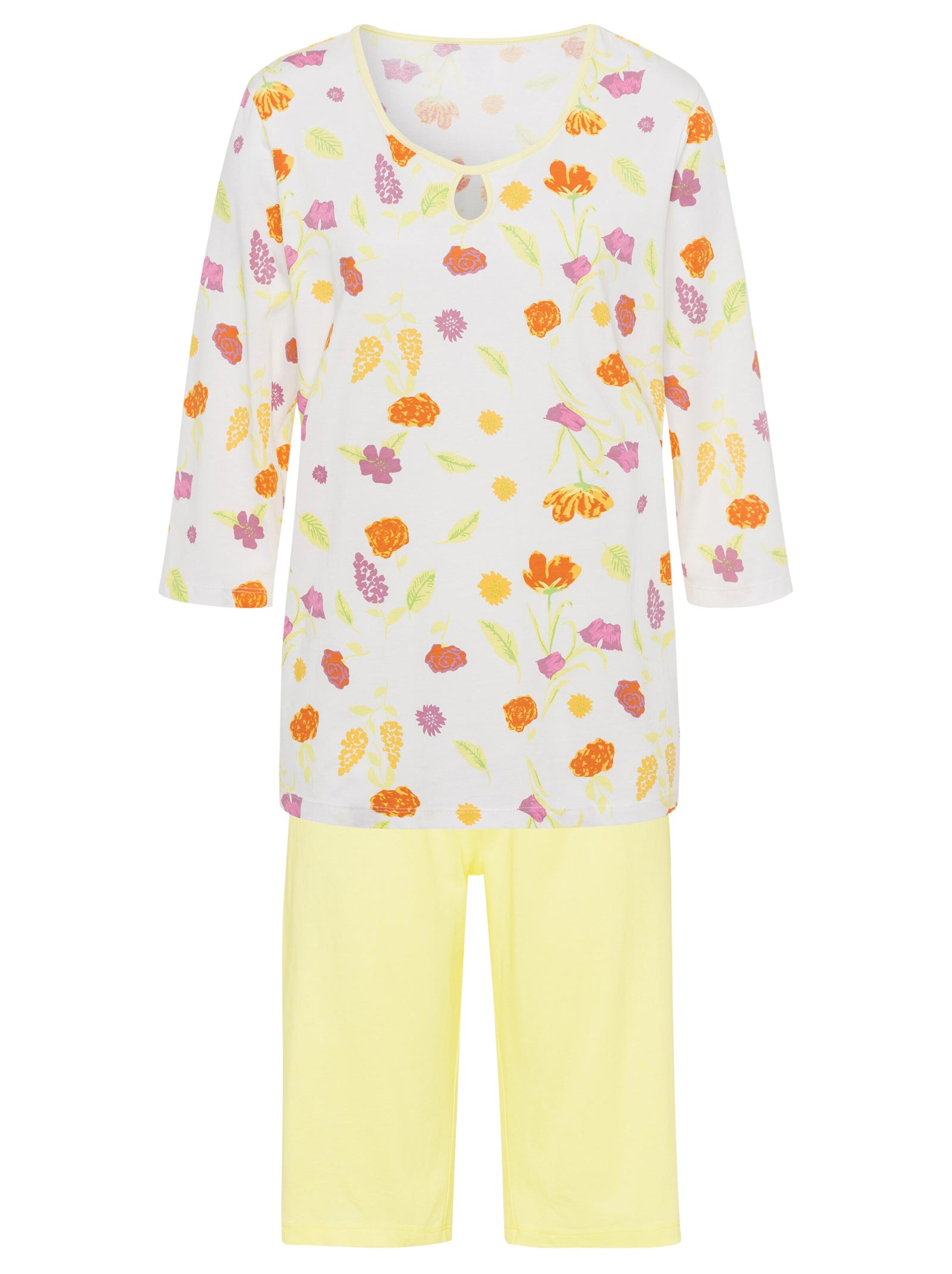 Schlafanzug - gelb-bedruckt