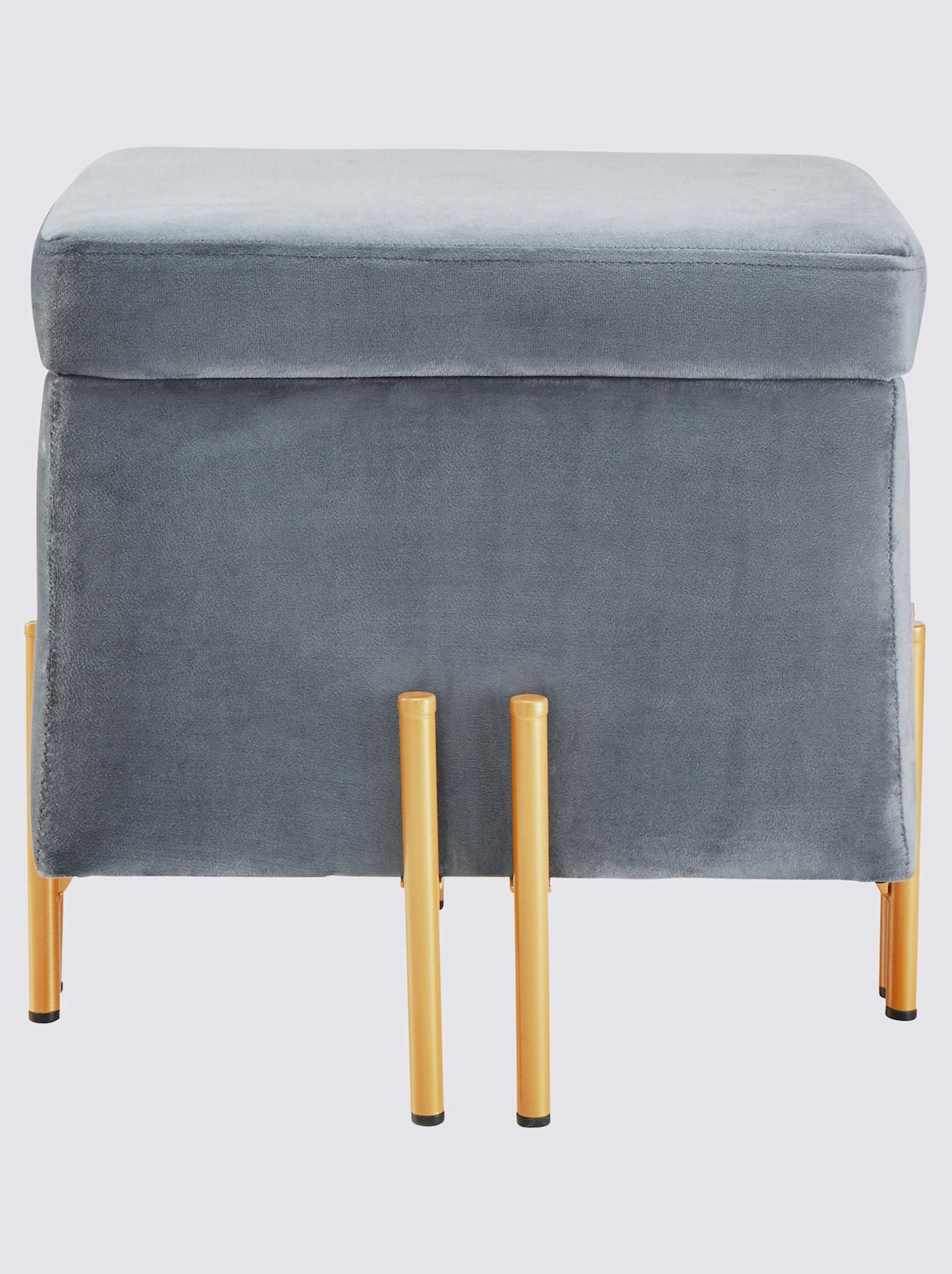 heine home Hocker - petrol-grau