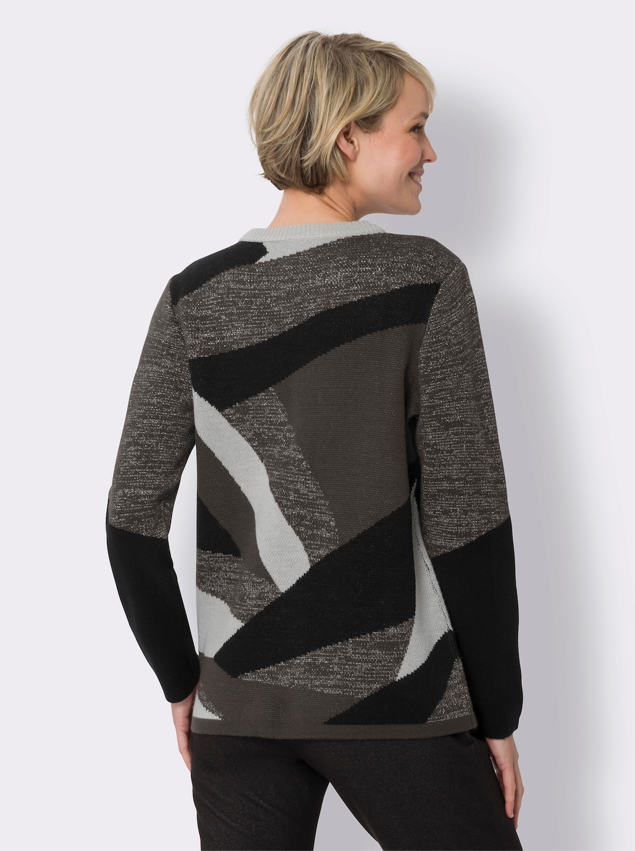 Pullover - zwart/antraciet