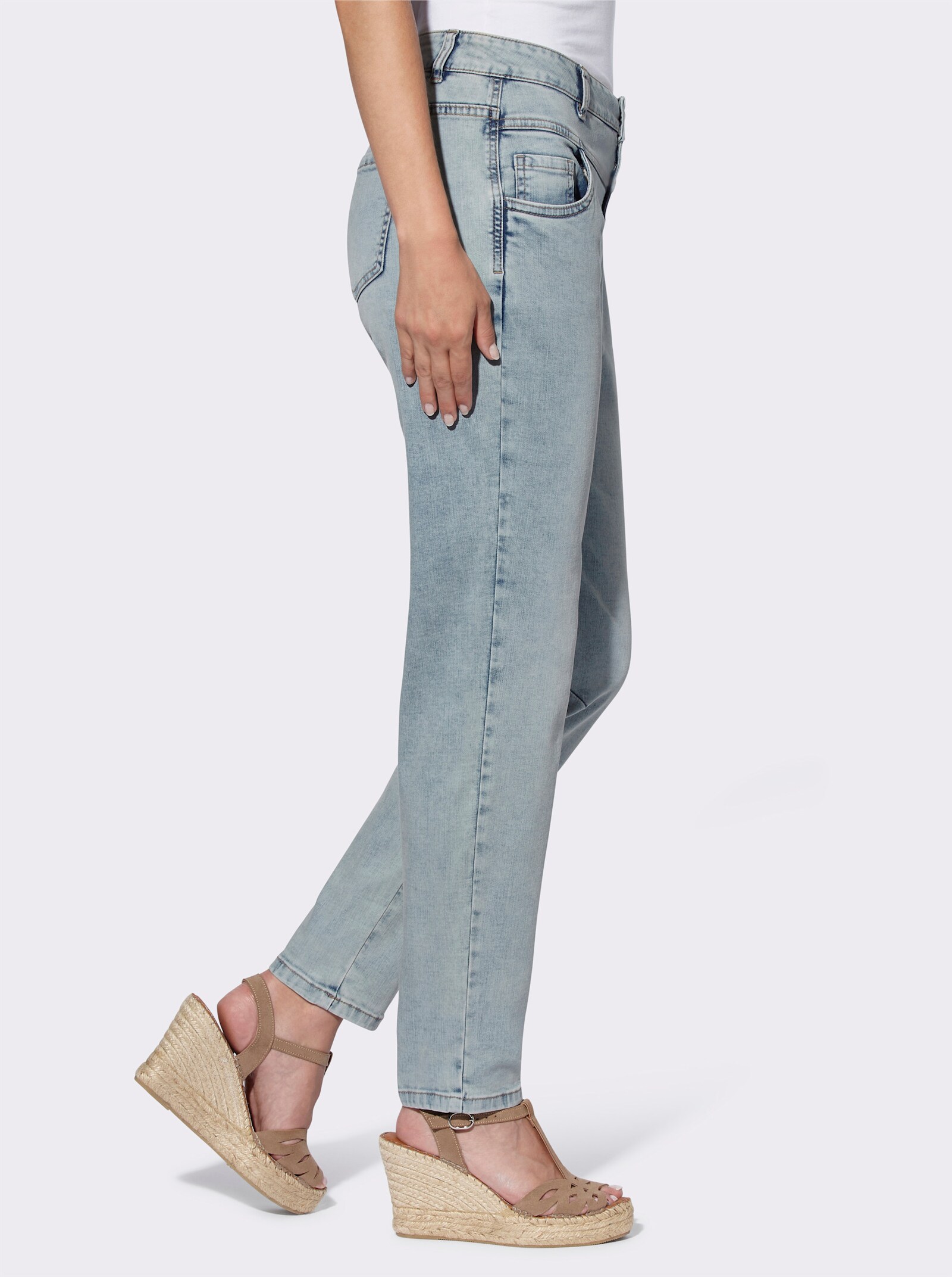 heine Jeans in modischer Waschung - blue-bleached