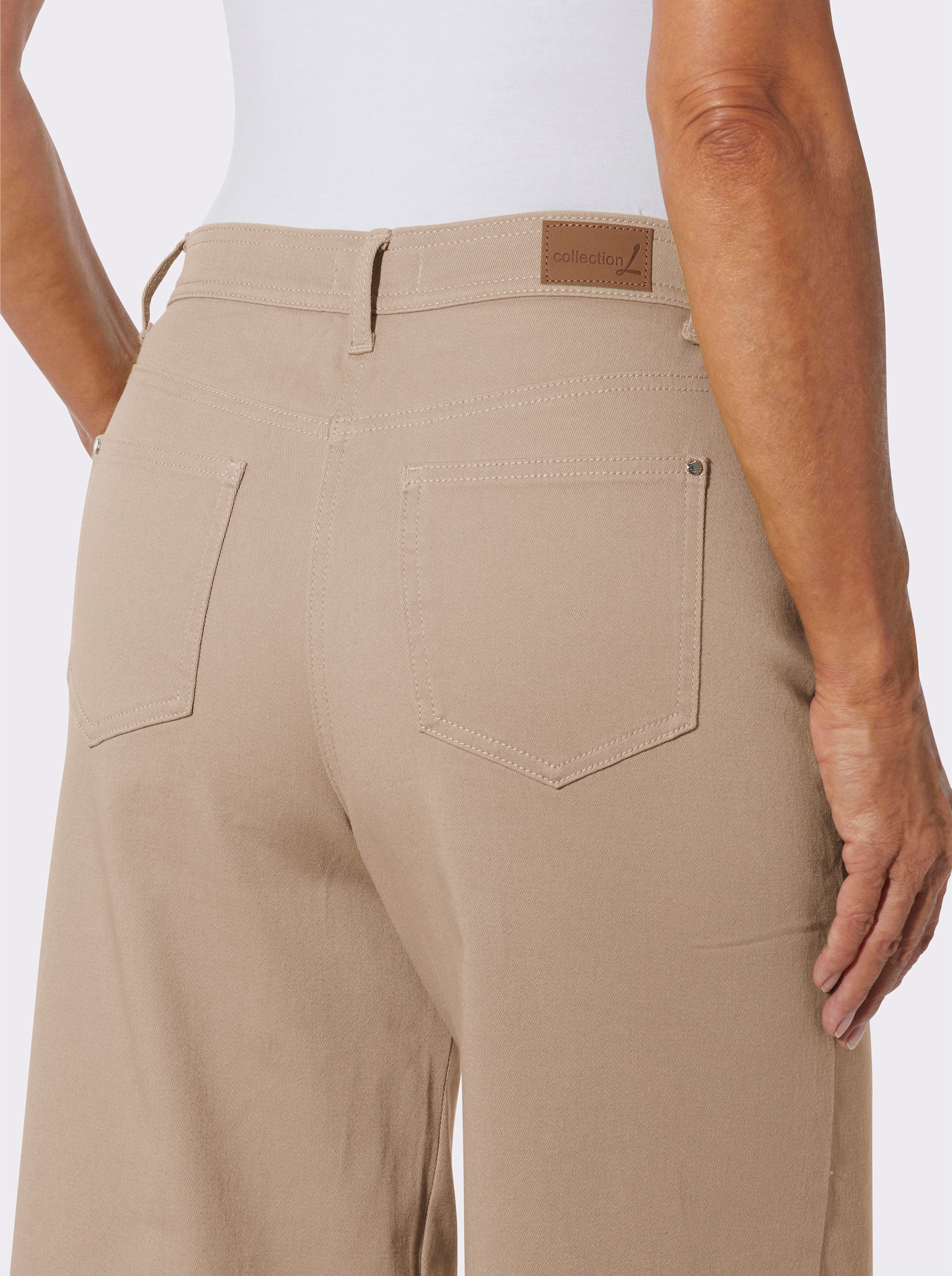 Culotte in Baumwoll-Qualität - beige