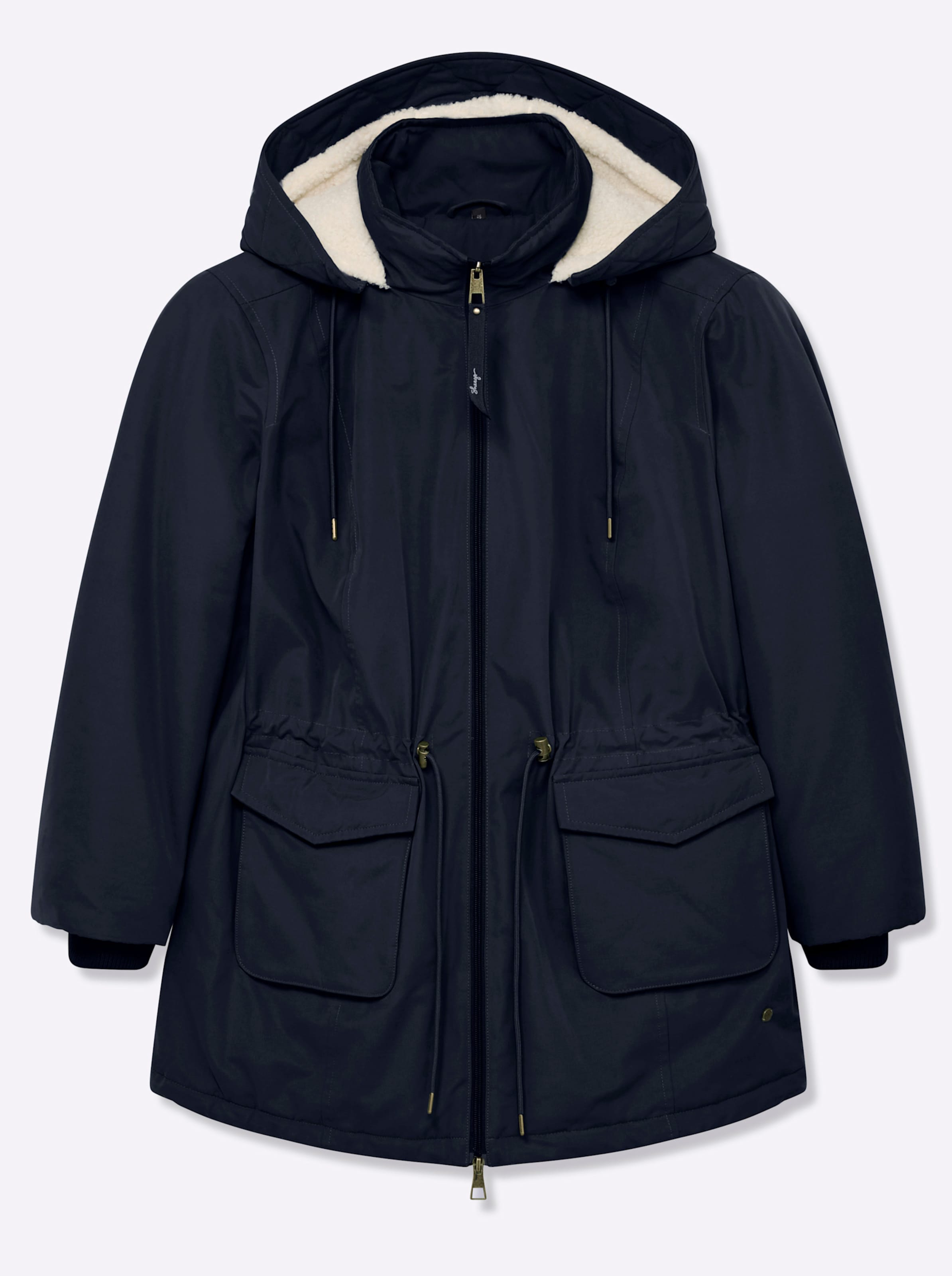 Tiefblau Parka - Bild 3