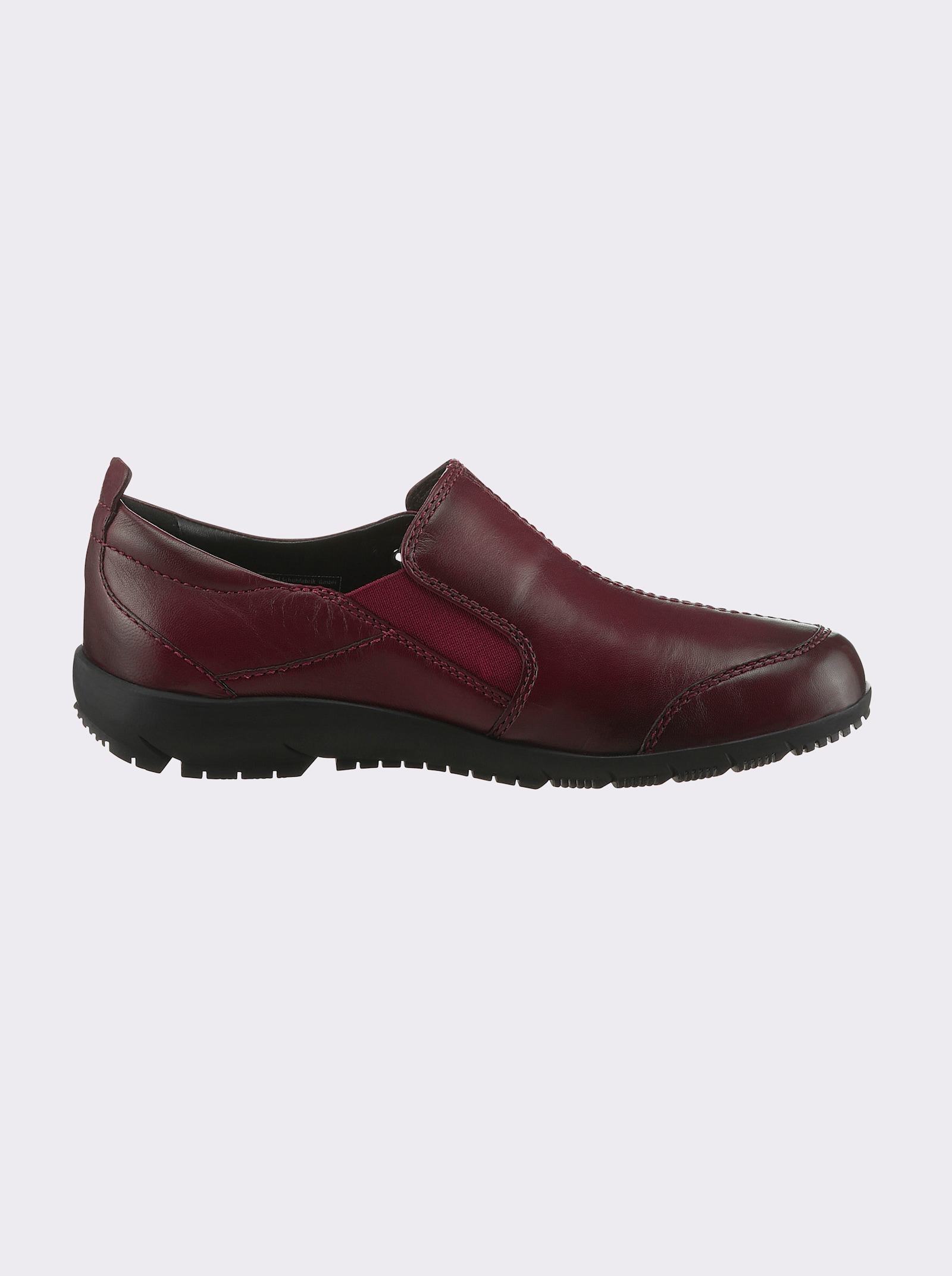 Josef Seibel Slipper mit seitlichem Gummizug - bordeaux