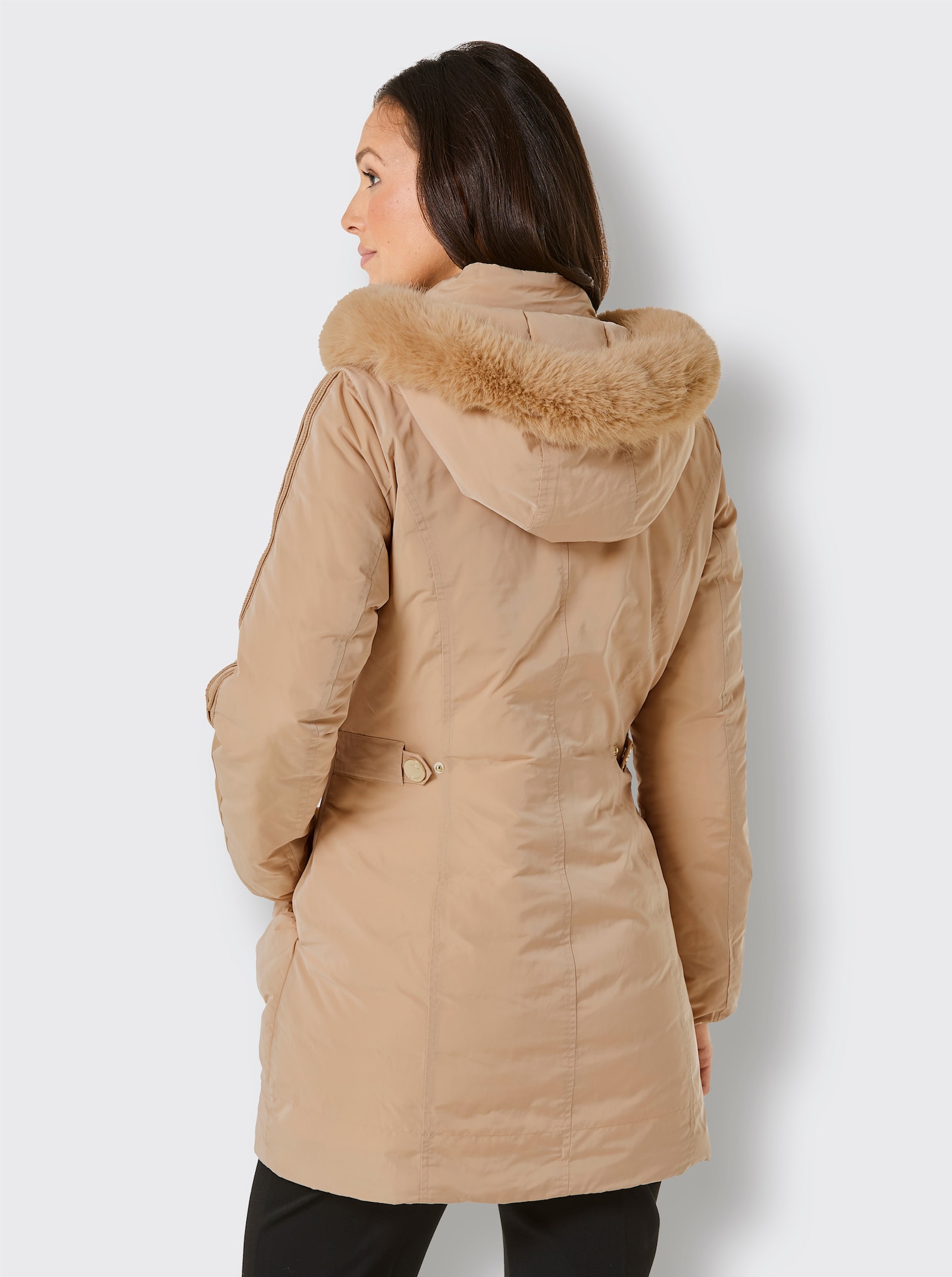 CREATION L PREMIUM Daunenjacke mit 90% Daunen und 10% Federn - camel