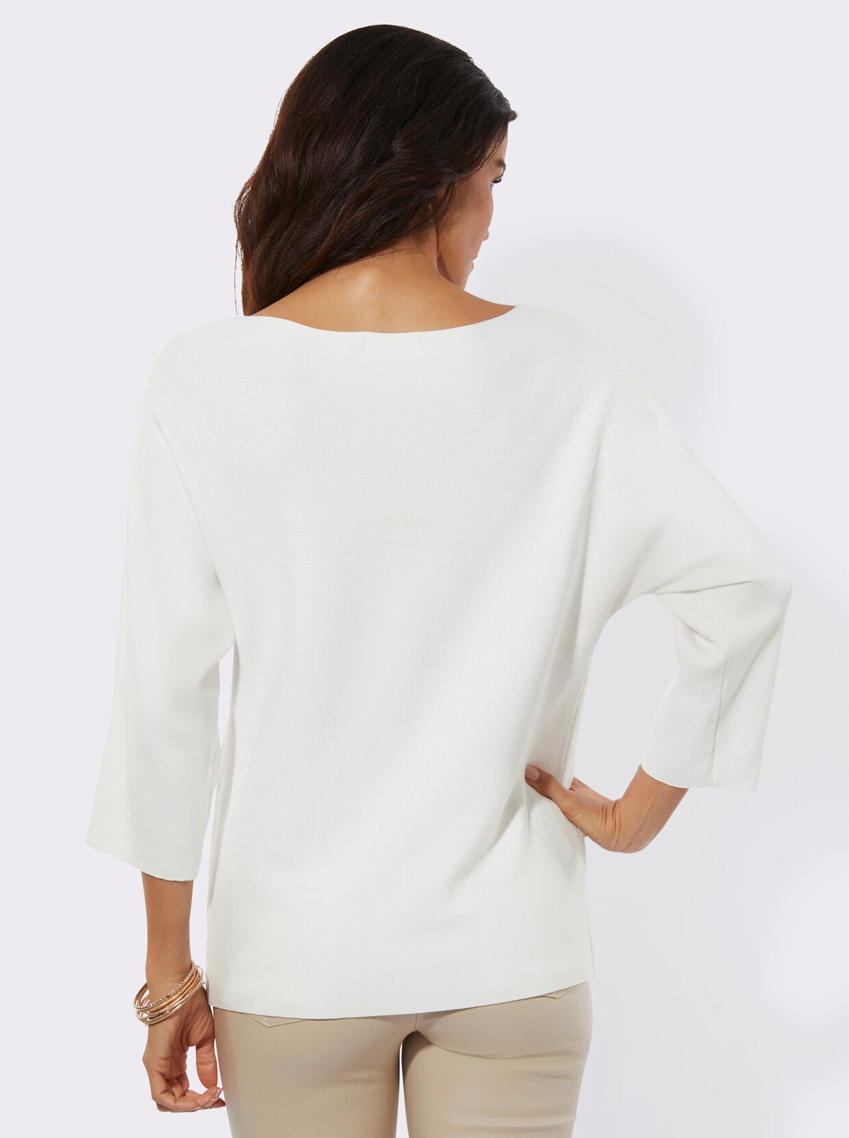 3/4 Arm-Pullover - ecru