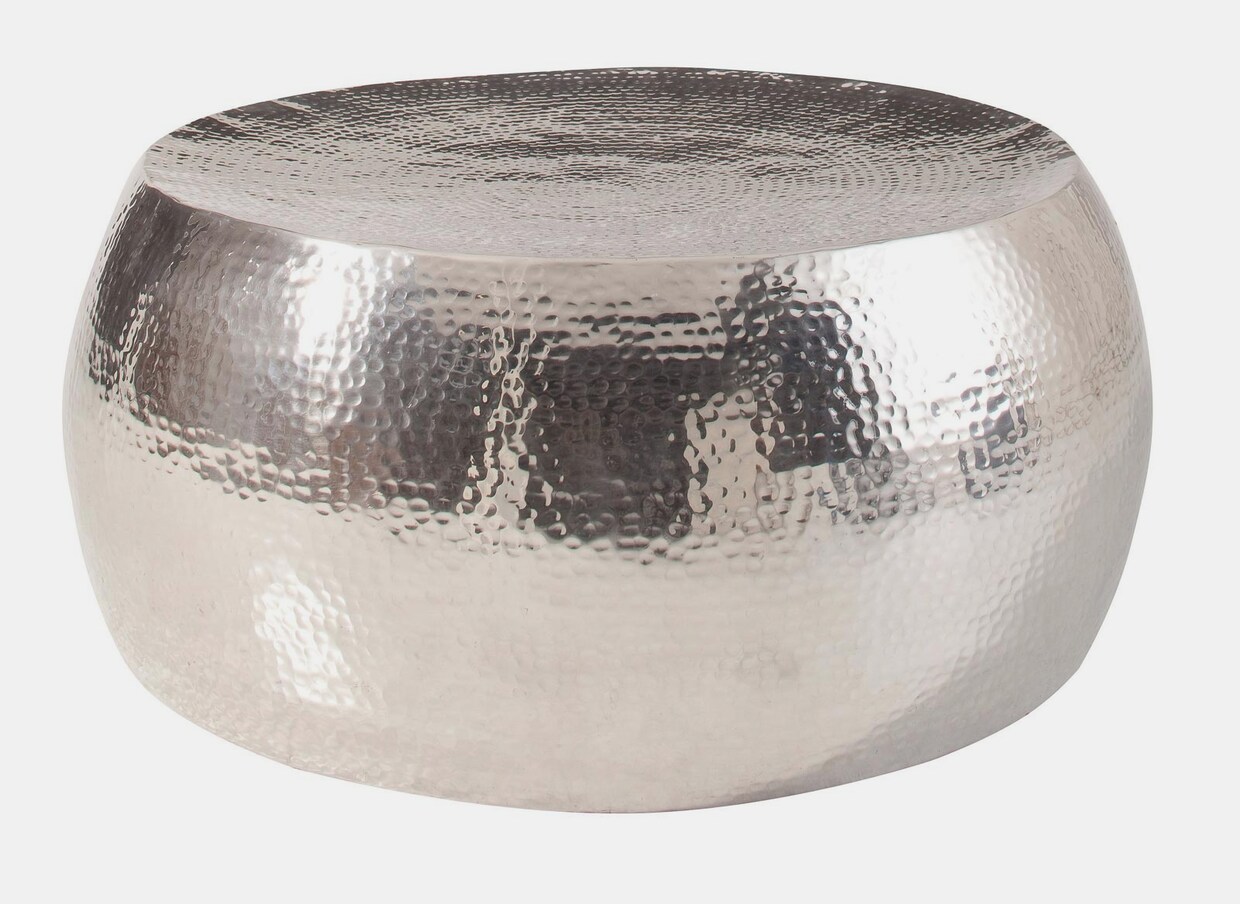 Home affaire Couchtisch - aluminiumfarben