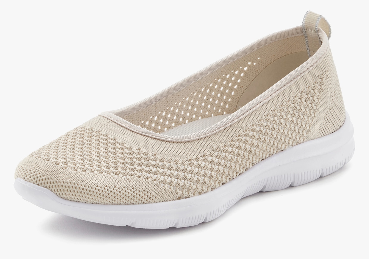 LASCANA Sneaker Ballerinas - beige