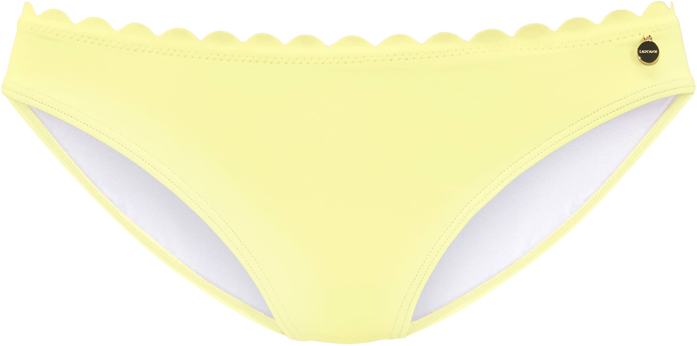 aus Polyester günstig Kaufen-Bikini-Hose in gelb von LASCANA. Bikini-Hose in gelb von LASCANA <![CDATA[Bikini-Hose von Lascana. Muschelkante am Bündchen. Aus softer Microfaser Qualität. Obermaterial: 84% Polyamid, 16% Elasthan. Futter: 92% Polyester, 8% Elasthan.]]>. 