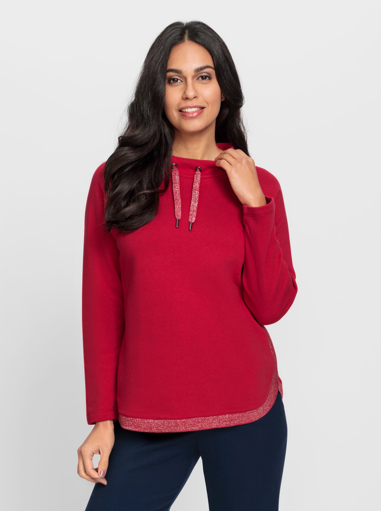 Sweatshirt - rood