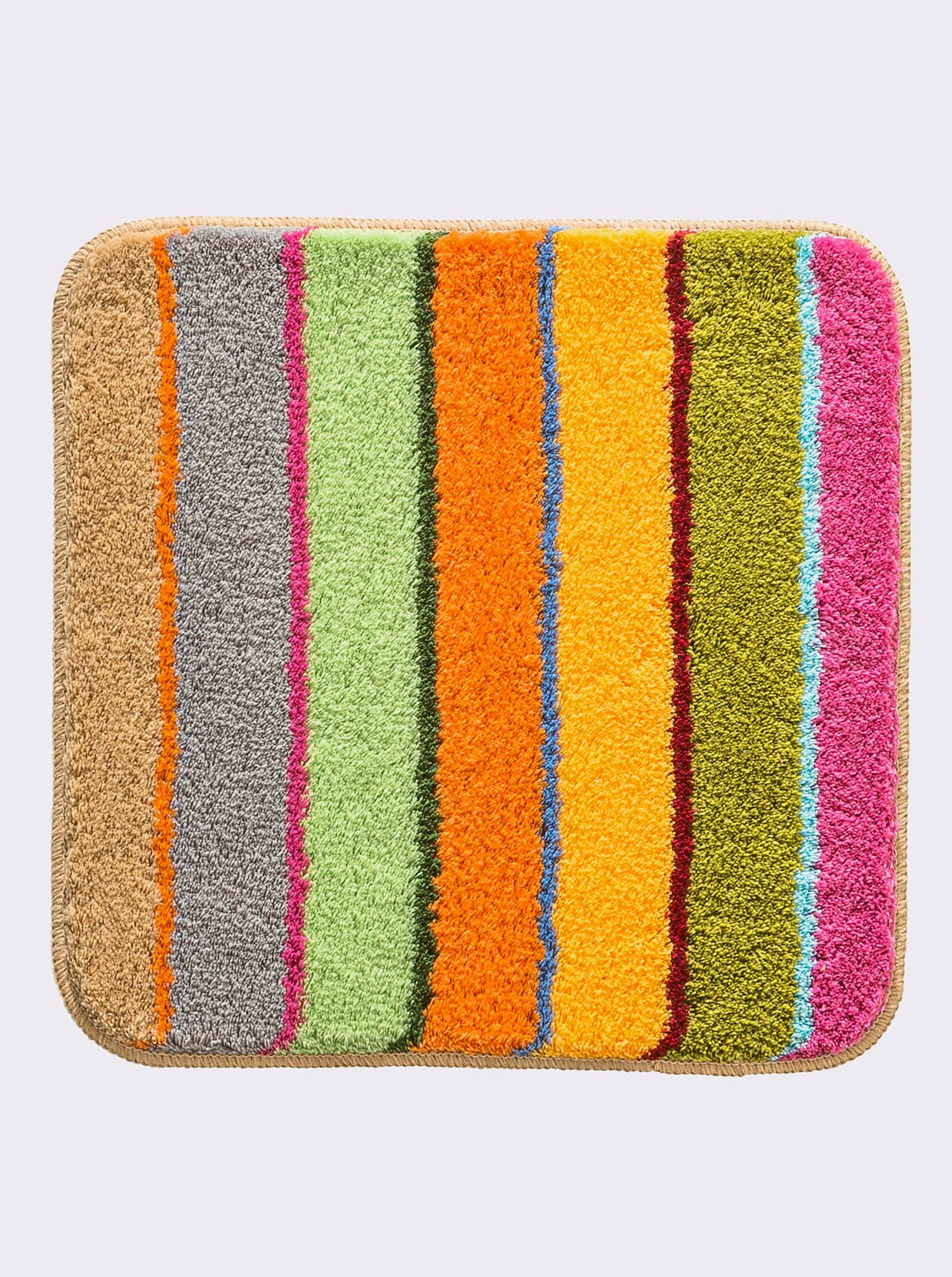 Kleine Wolke Tapis de bain - vert-multicolore