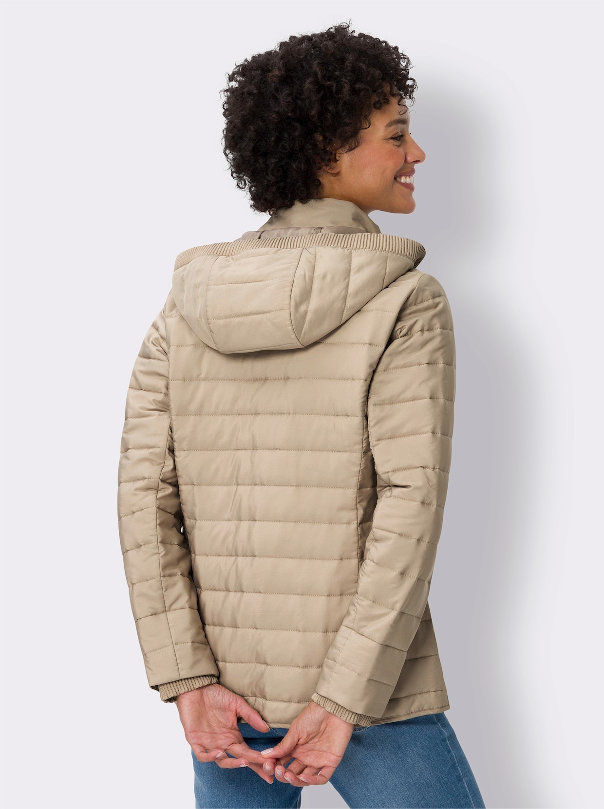 Steppjacke - beige