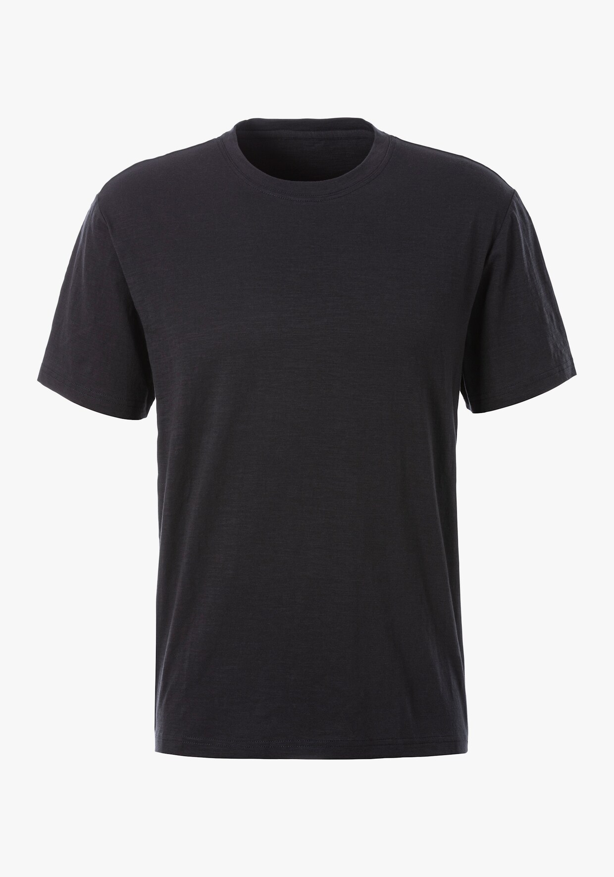 T-shirt - antraciet/wit