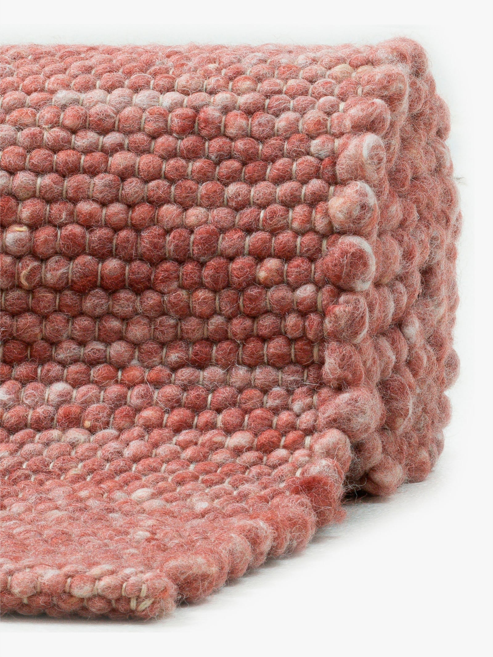 Theko Handwebteppich - rot
