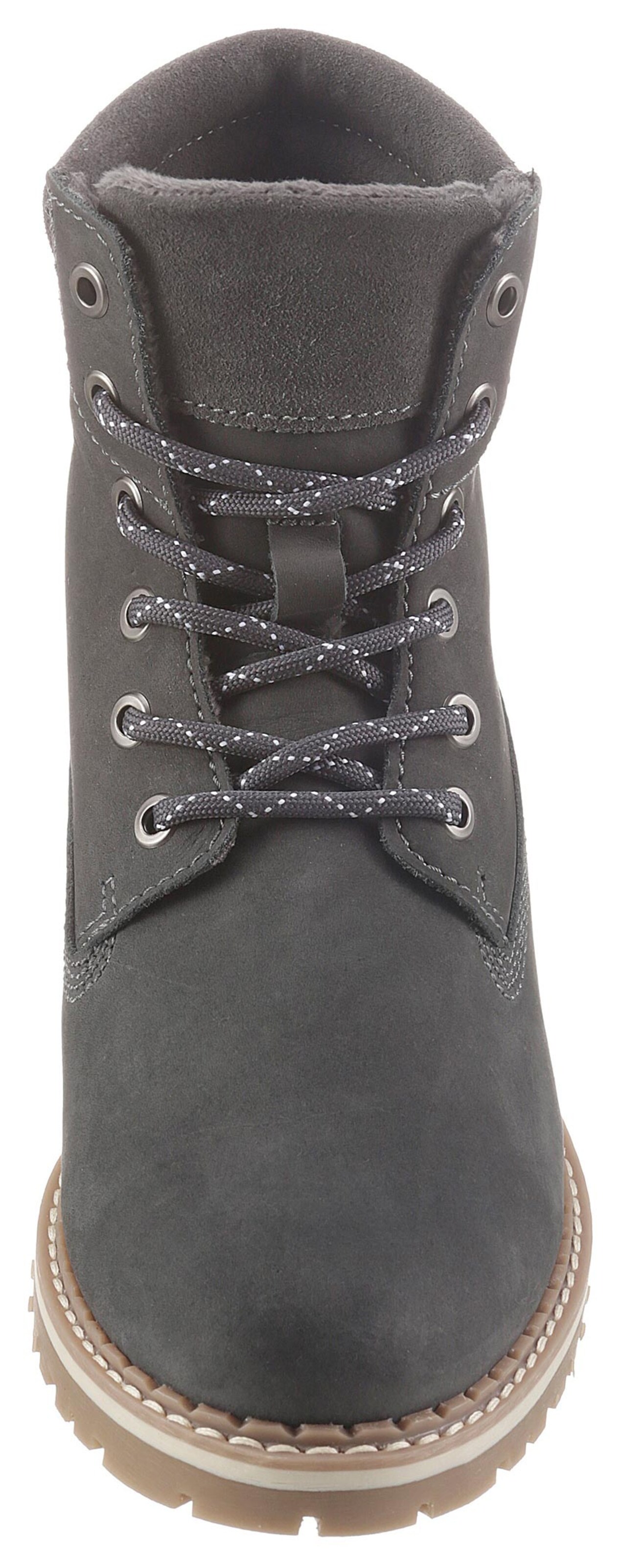 Tamaris Hoge veterschoenen ELLTA met ritssluiting opzij - Schoenen.nl