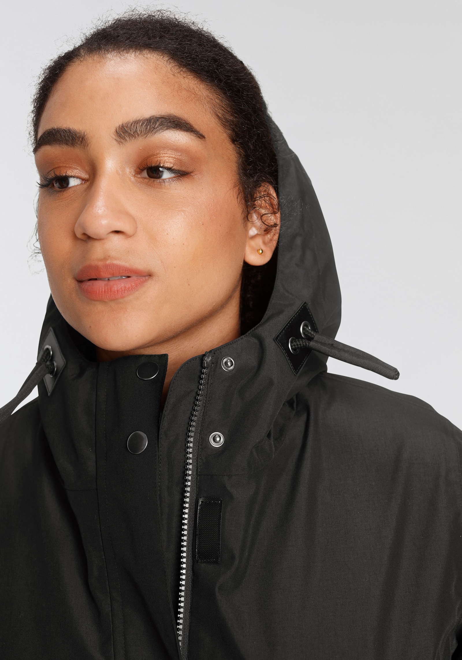 Polarino 3-in-1-Funktionsparka - schwarz