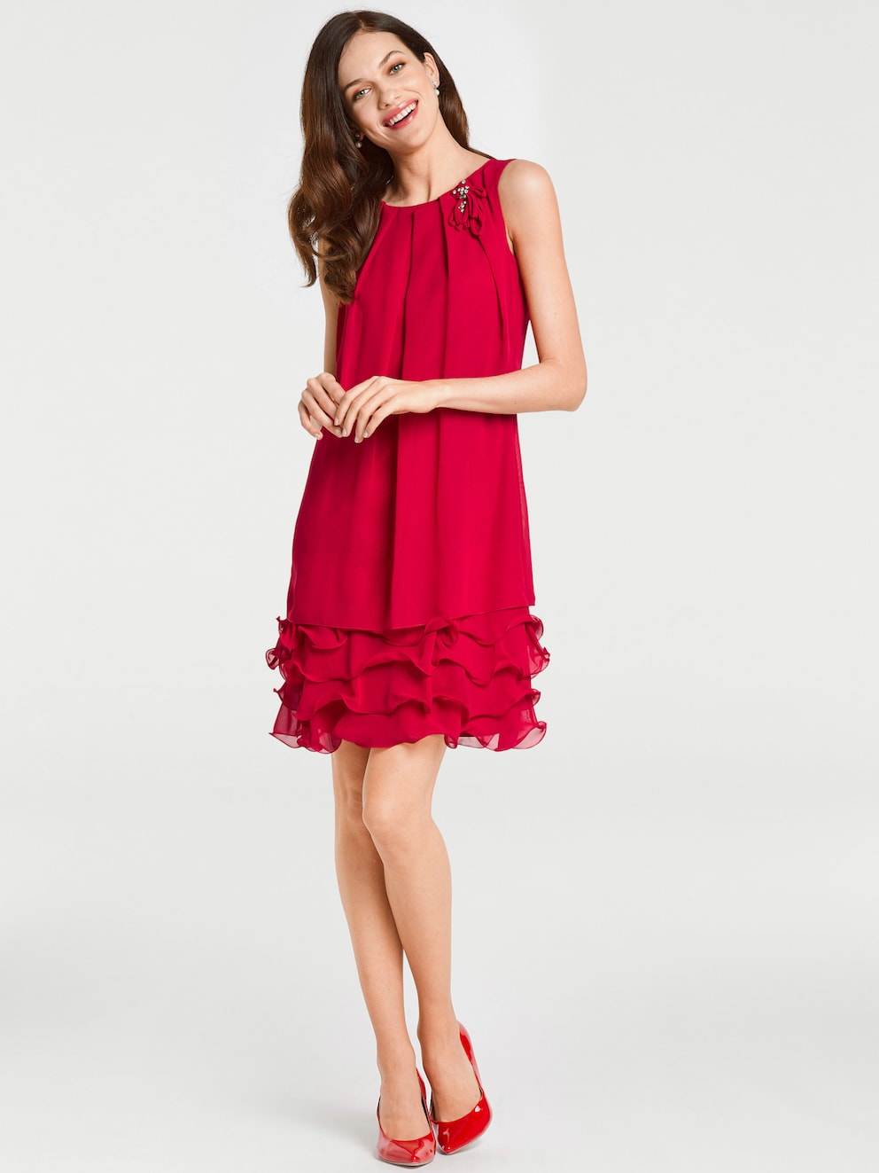 Elegante Chiffonkleider in traumhaften Designs | heine