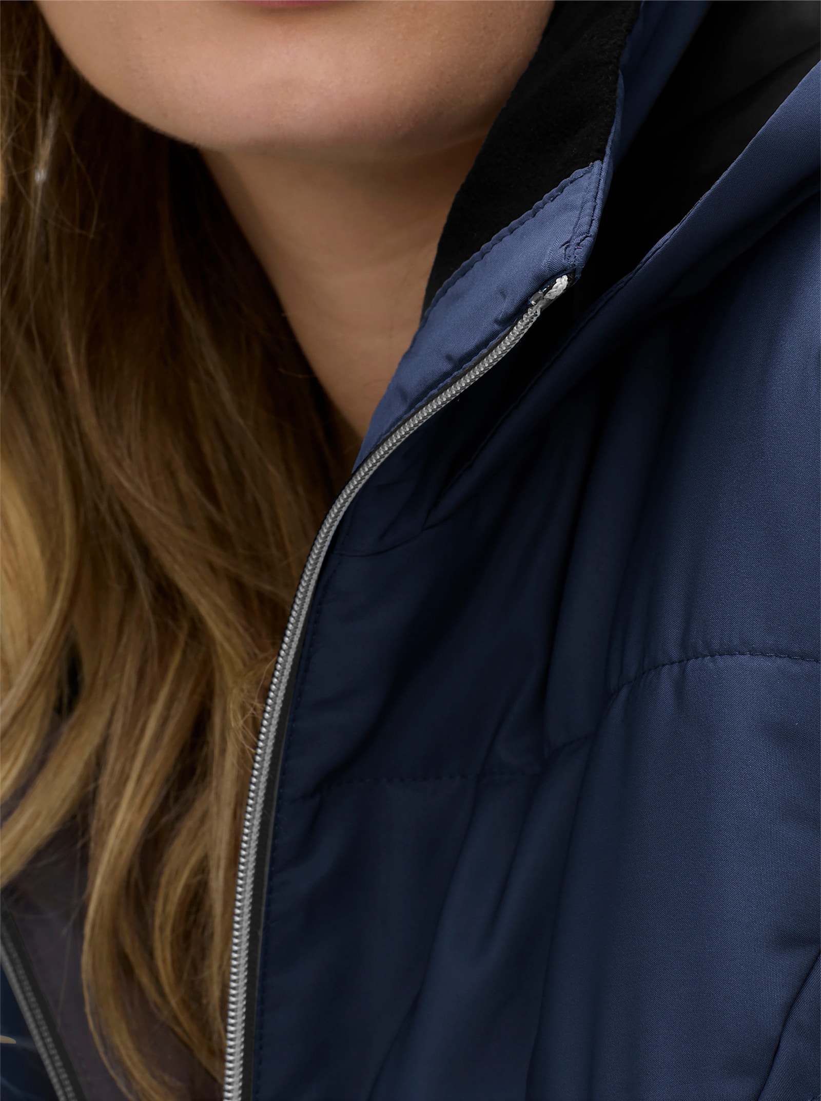 Steppjacke mit Wattierung, wärmend - marine