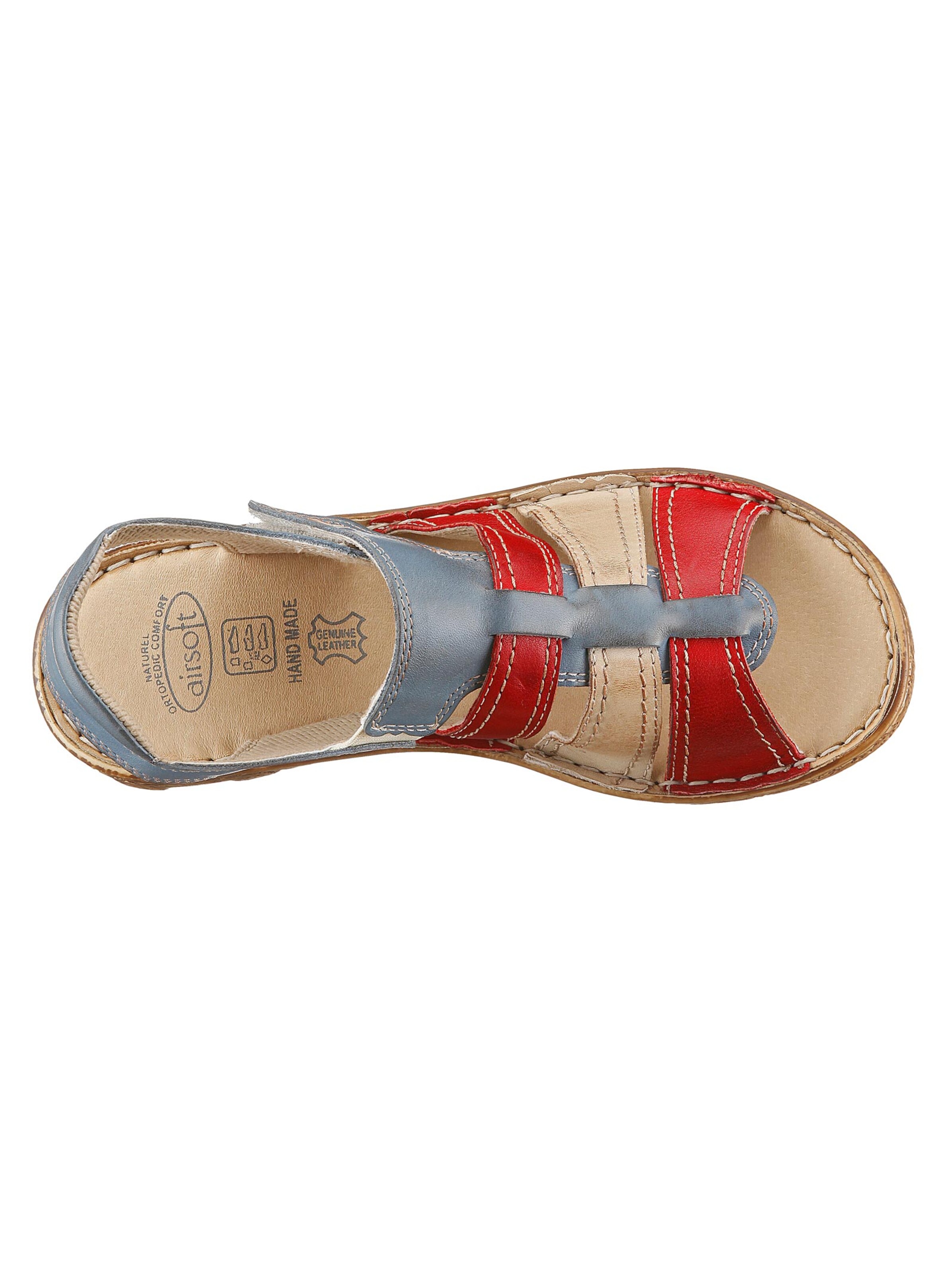 Airsoft Sandale - blau-rot