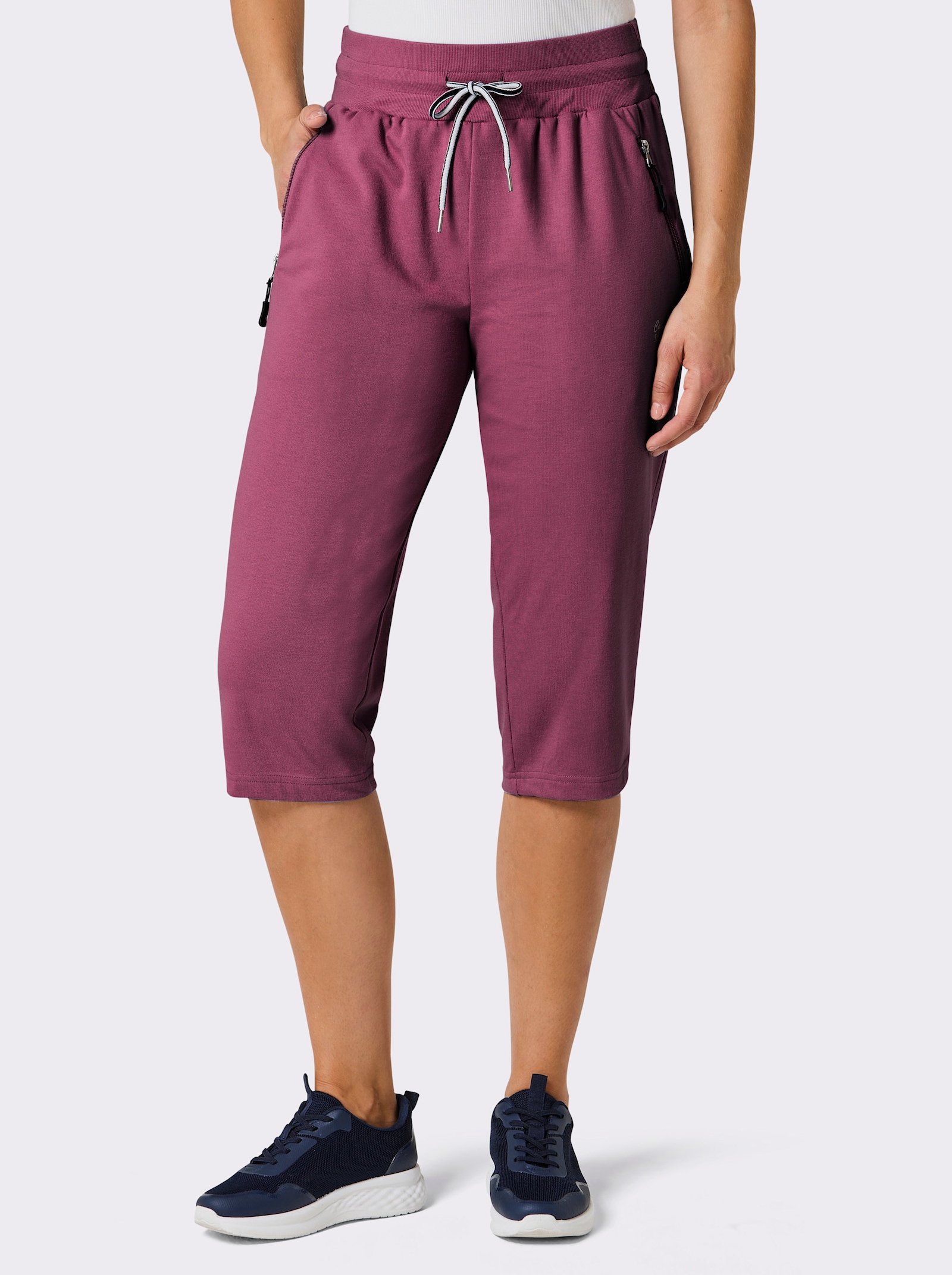 Catamaran Sports Freizeithose in Caprilänge - malve