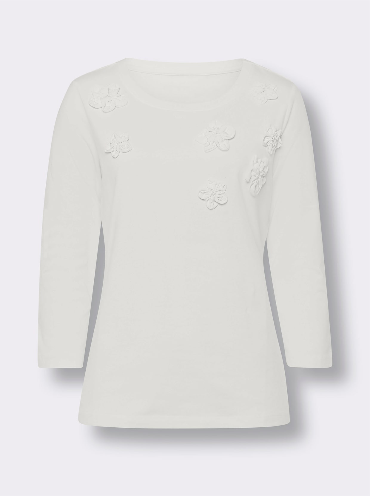 heine Shirt met 3/4-mouw - ecru