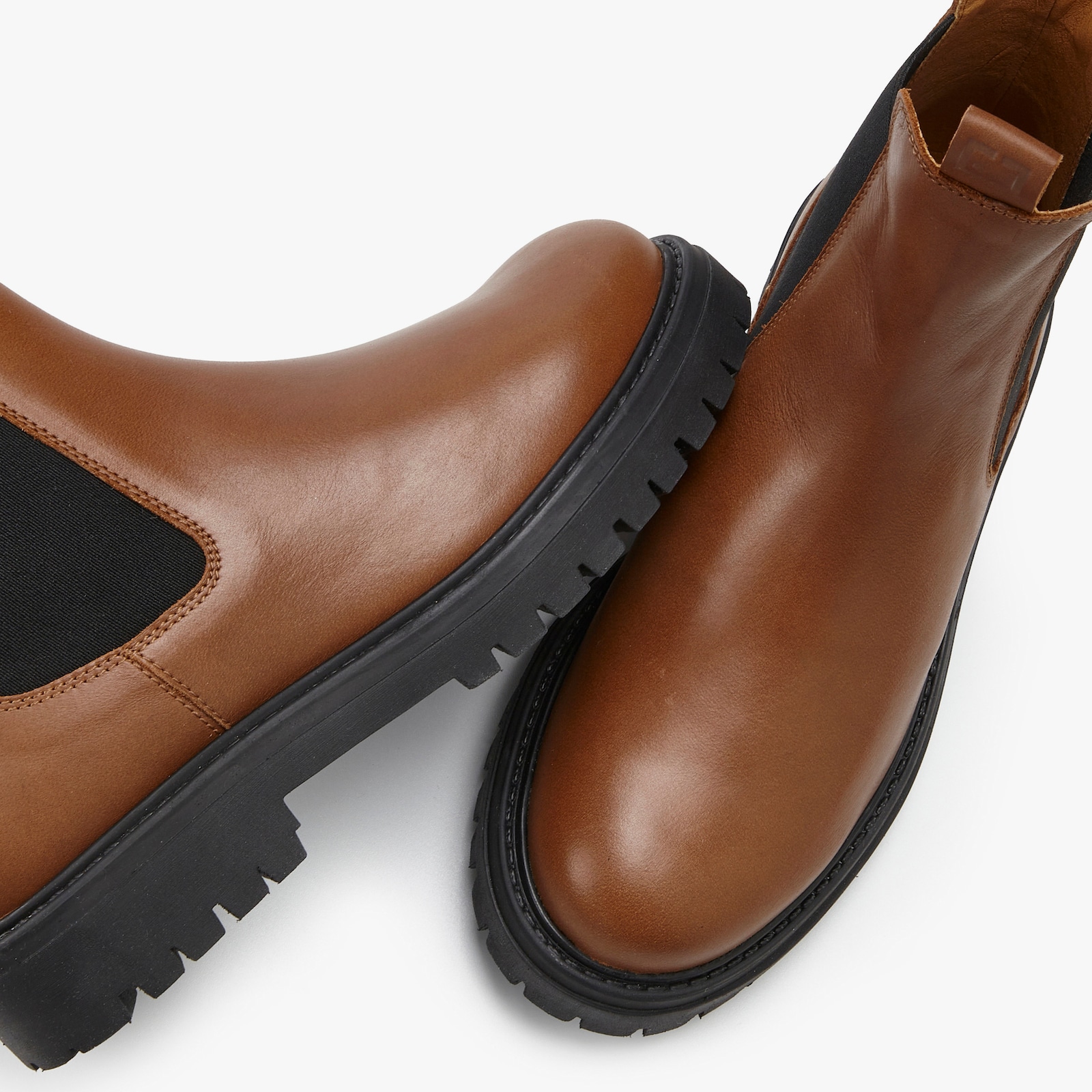 Elbsand Stiefelette - camel/schwarz