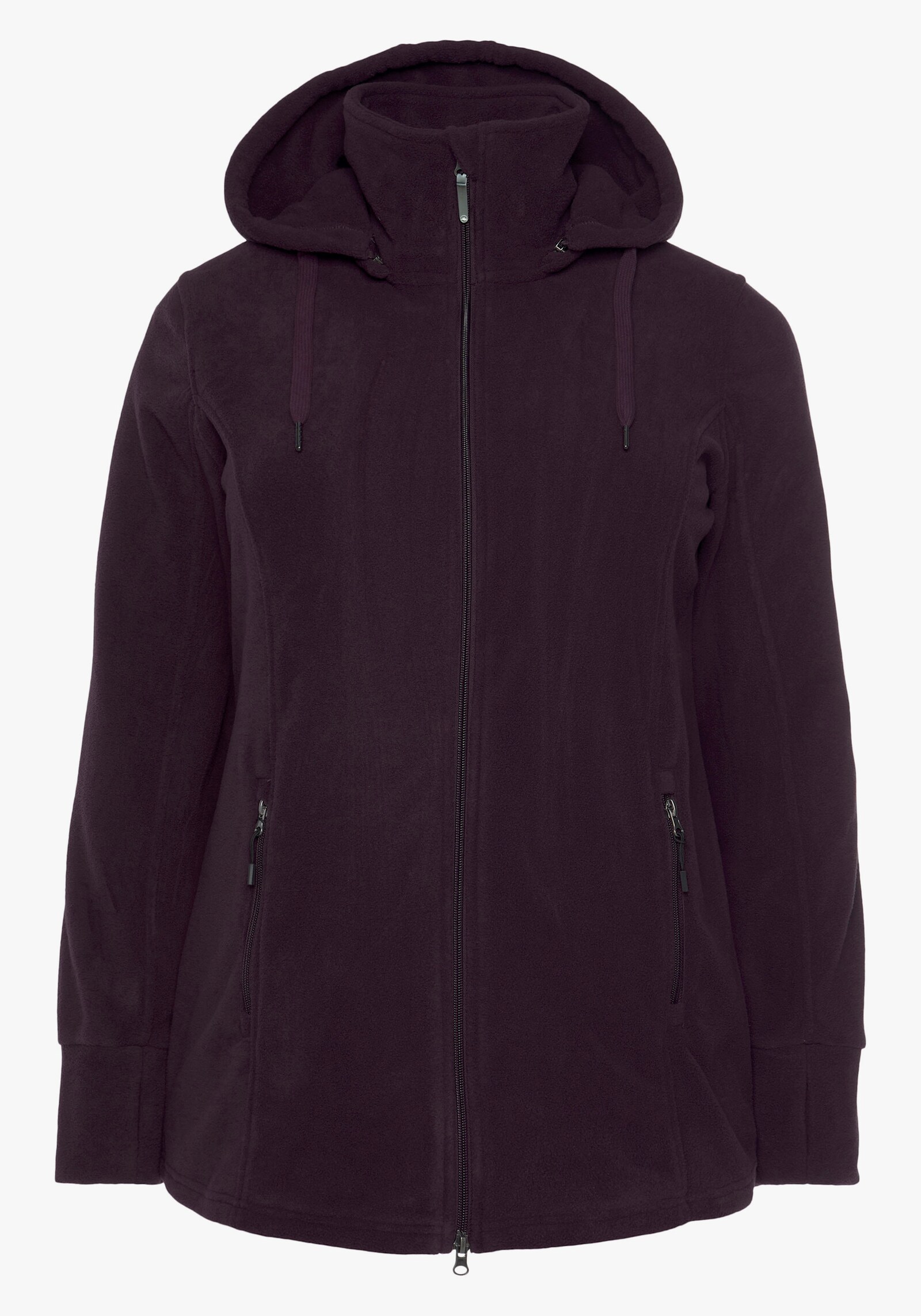Polarino Fleecejacke - aubergine