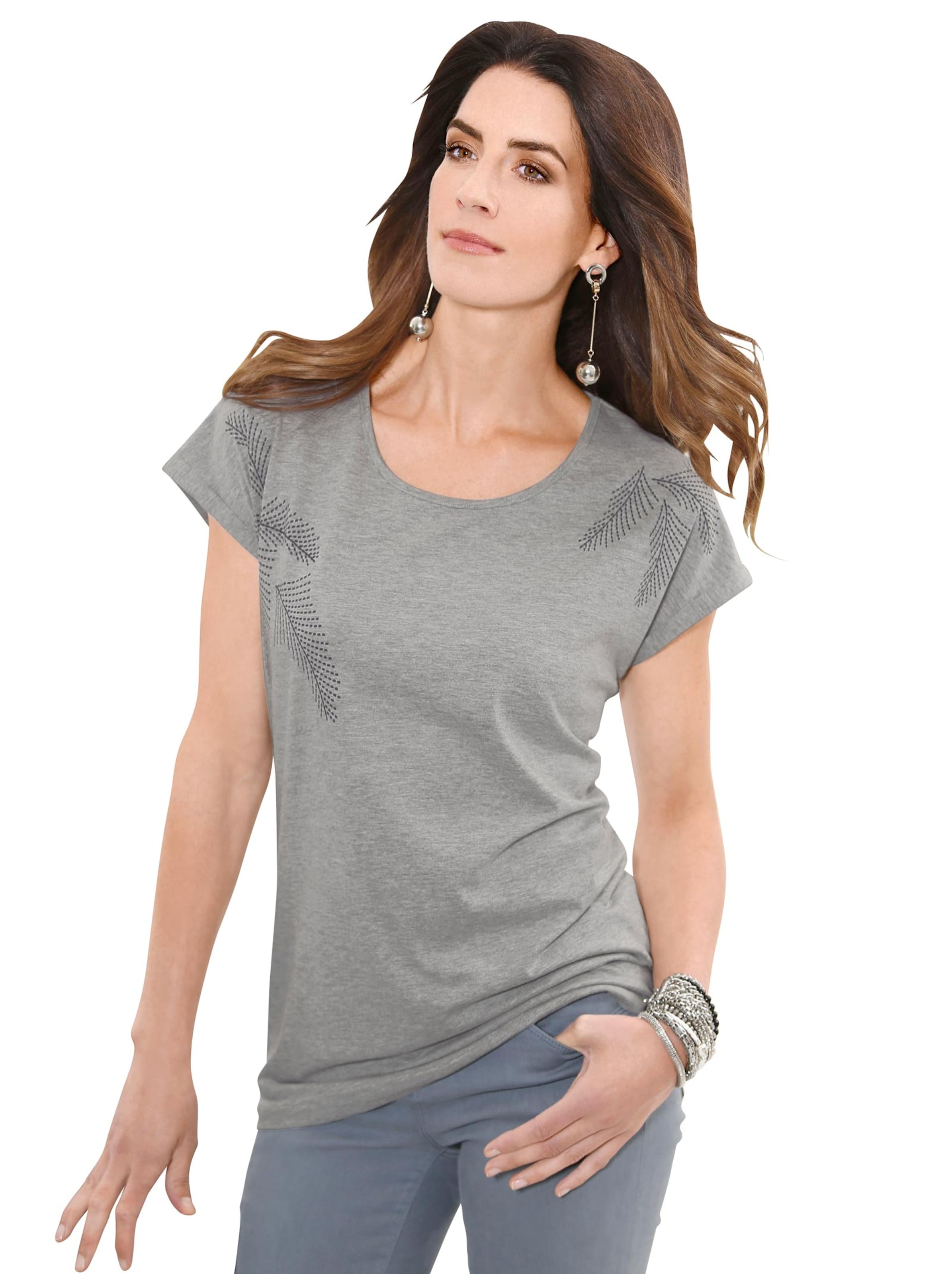 Shirt - grau-meliert