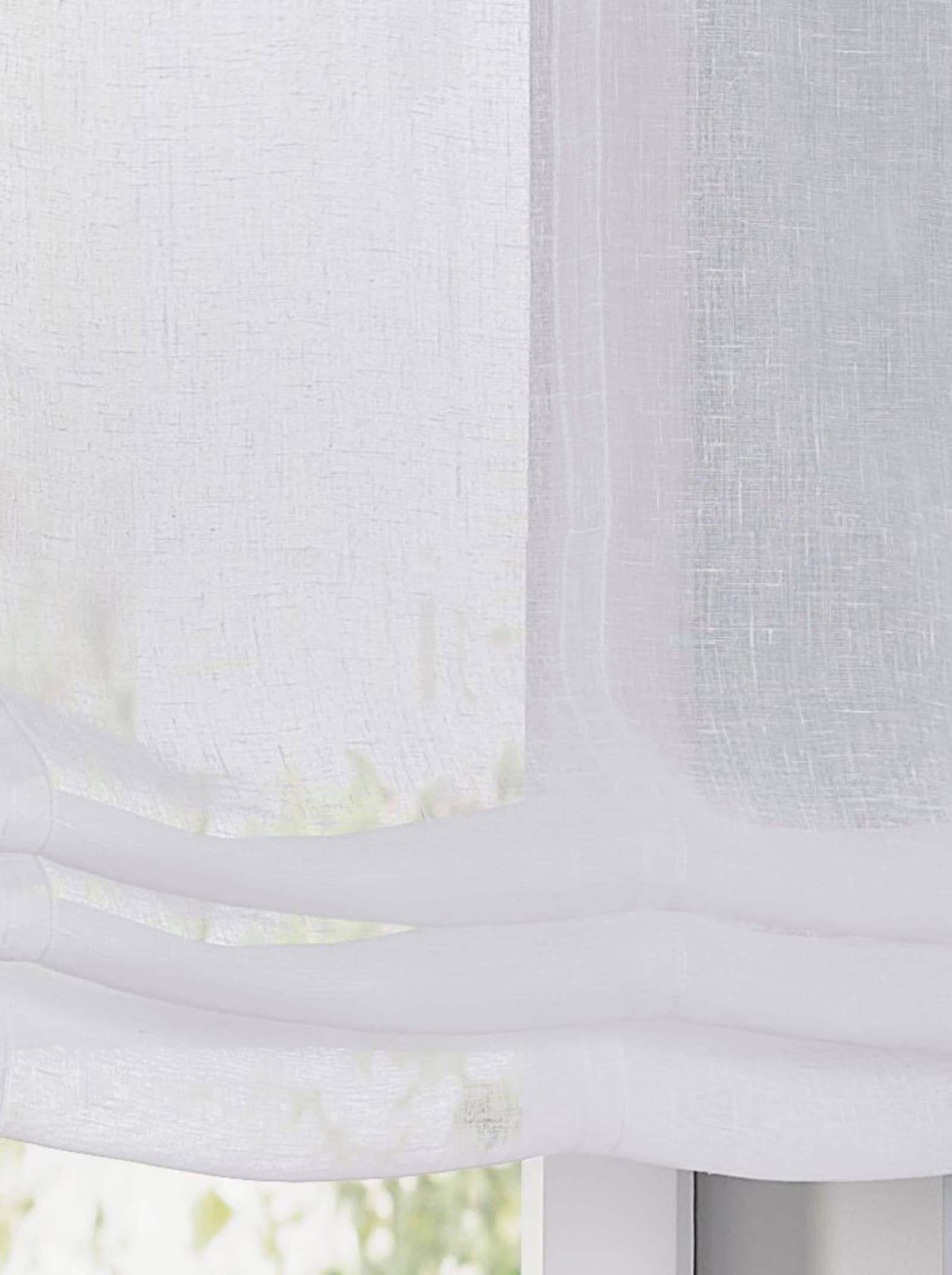 heine home Raffrollo - weiß-braun