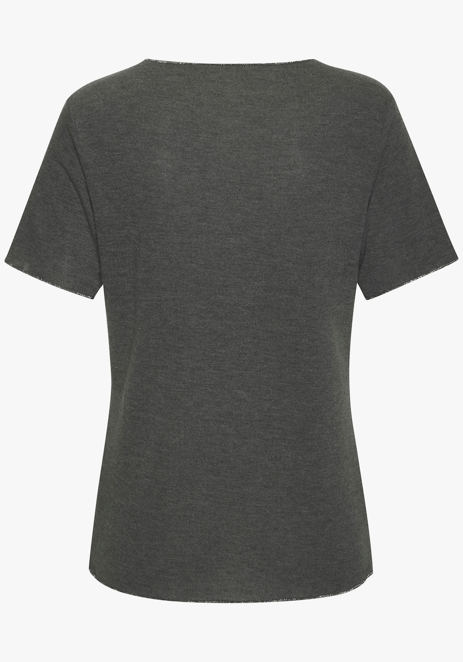 LASCANA Rundhalsshirt - anthrazit melange