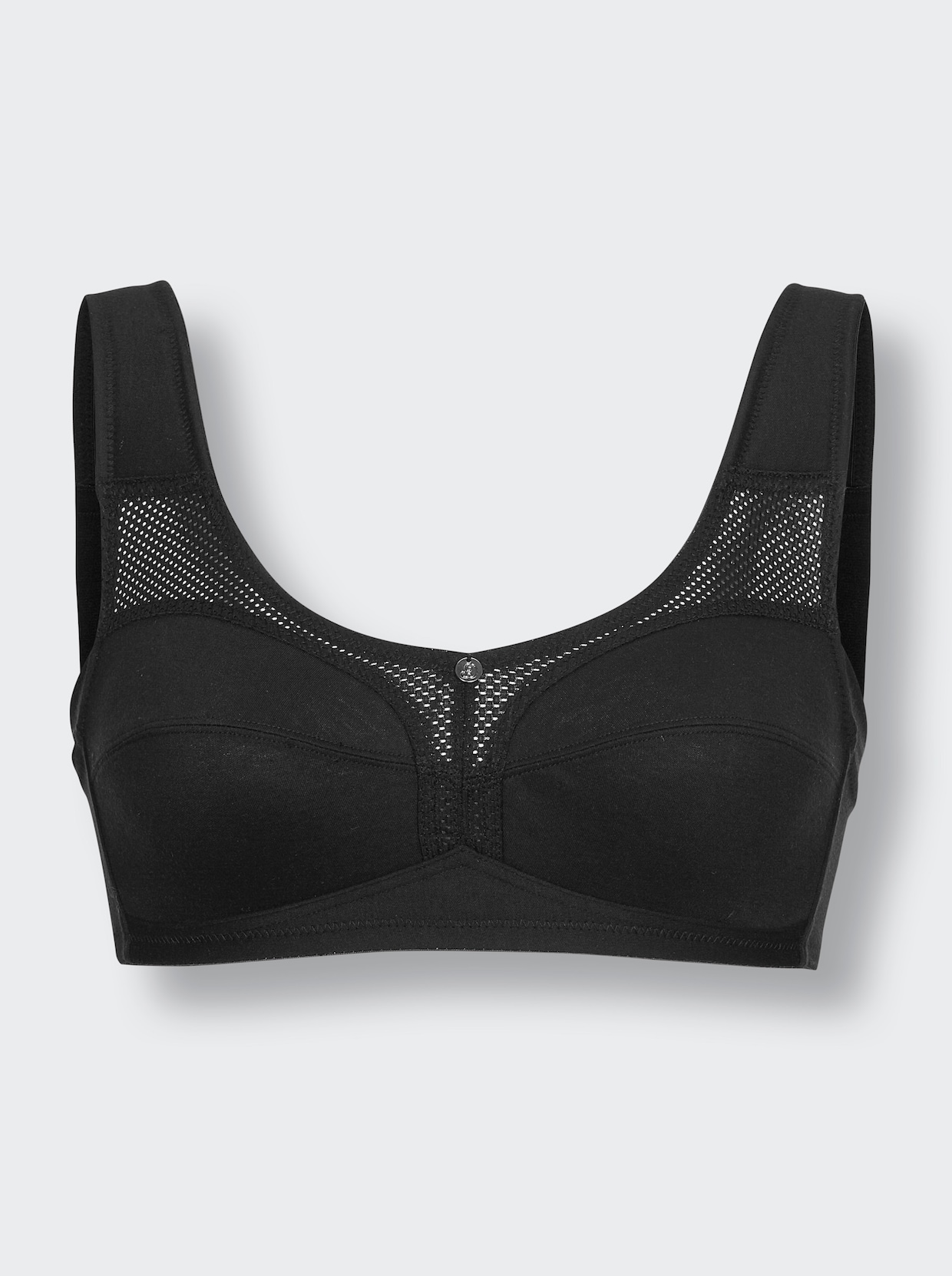 wäschepur Soutien-gorge large sans armatures - noir