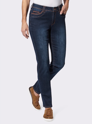 5-Pocket-Jeans in Cotton-made-in-Africa-Qualität - dark blue