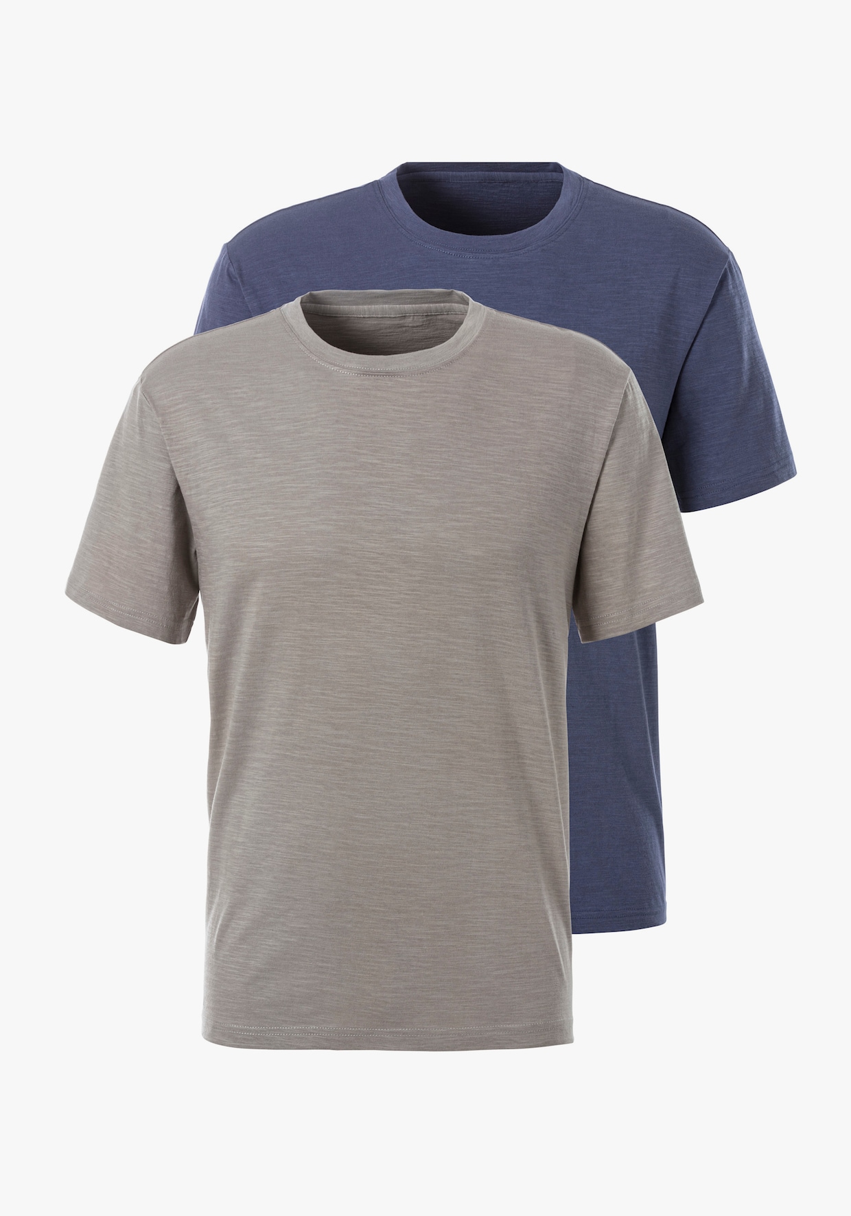 T-Shirt - blau/grau