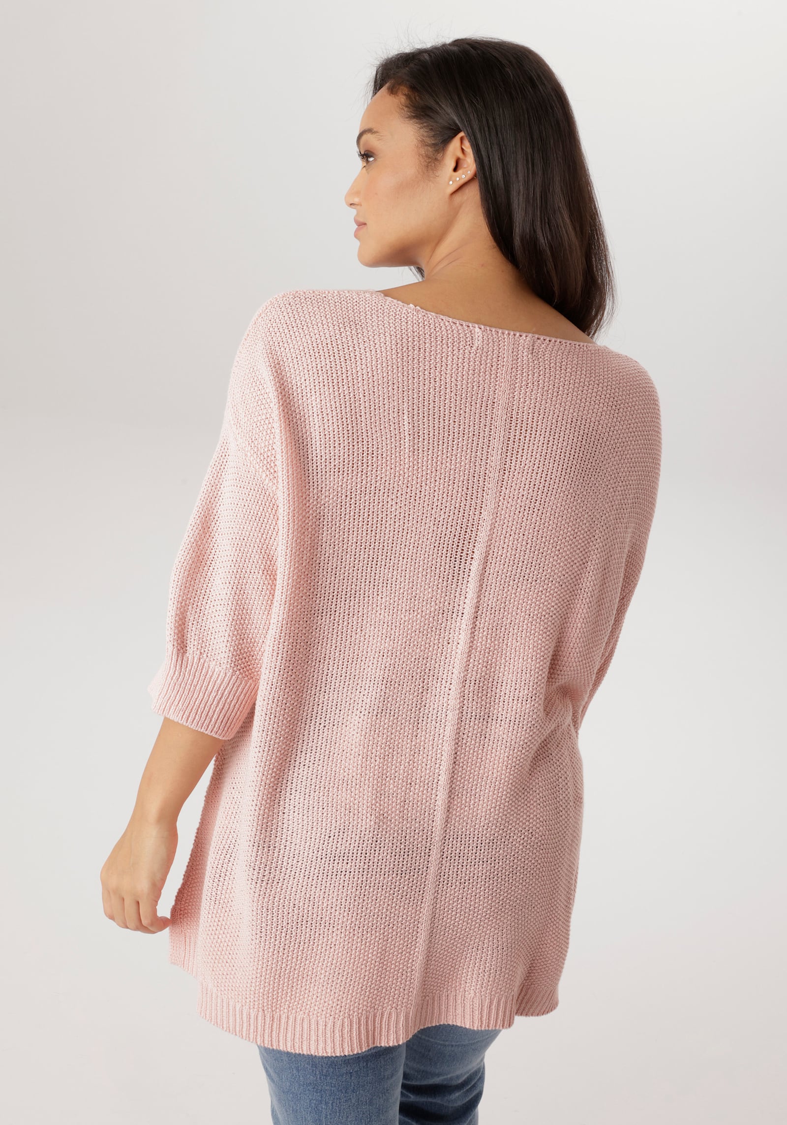 Aniston PLUS Strickpullover - puderrosa