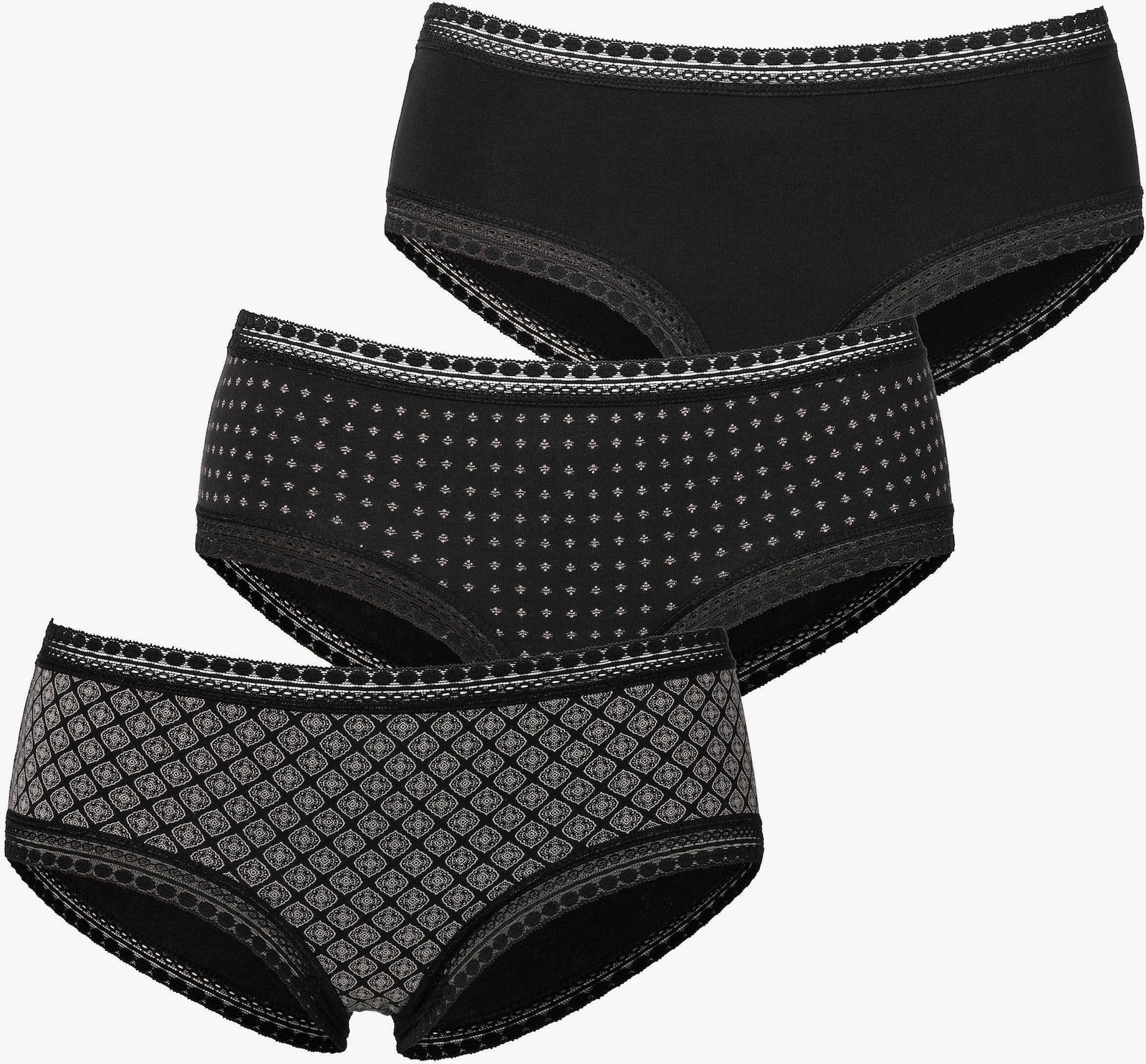 LASCANA Panty - schwarz