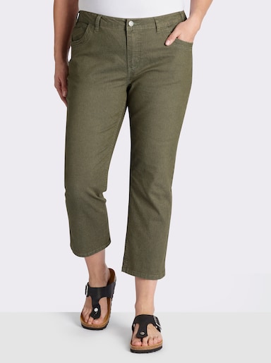 7/8-Jeans in 5-Pocket-Form - khaki
