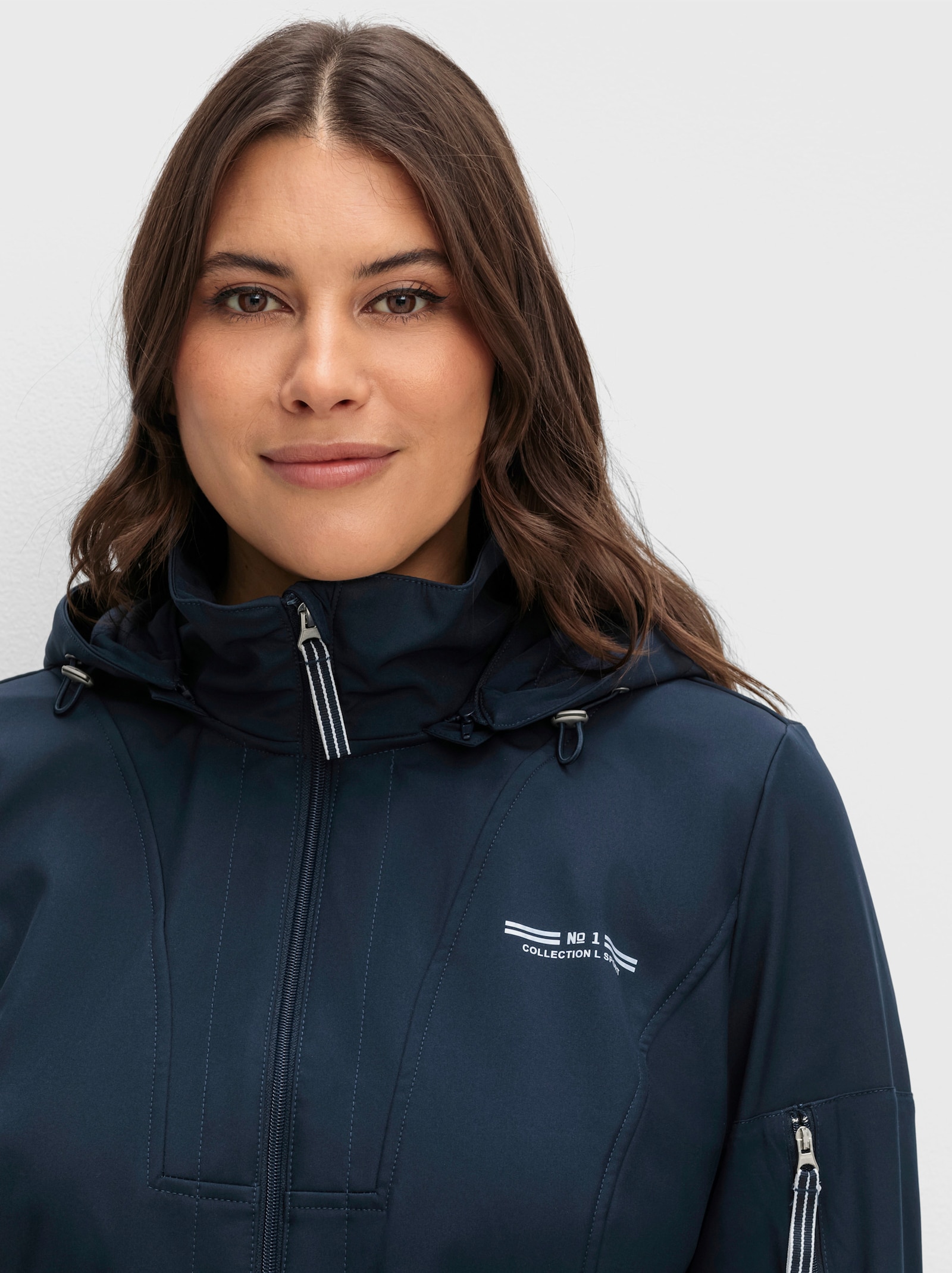 Softshelljacke mit Fleece-Futter - marine