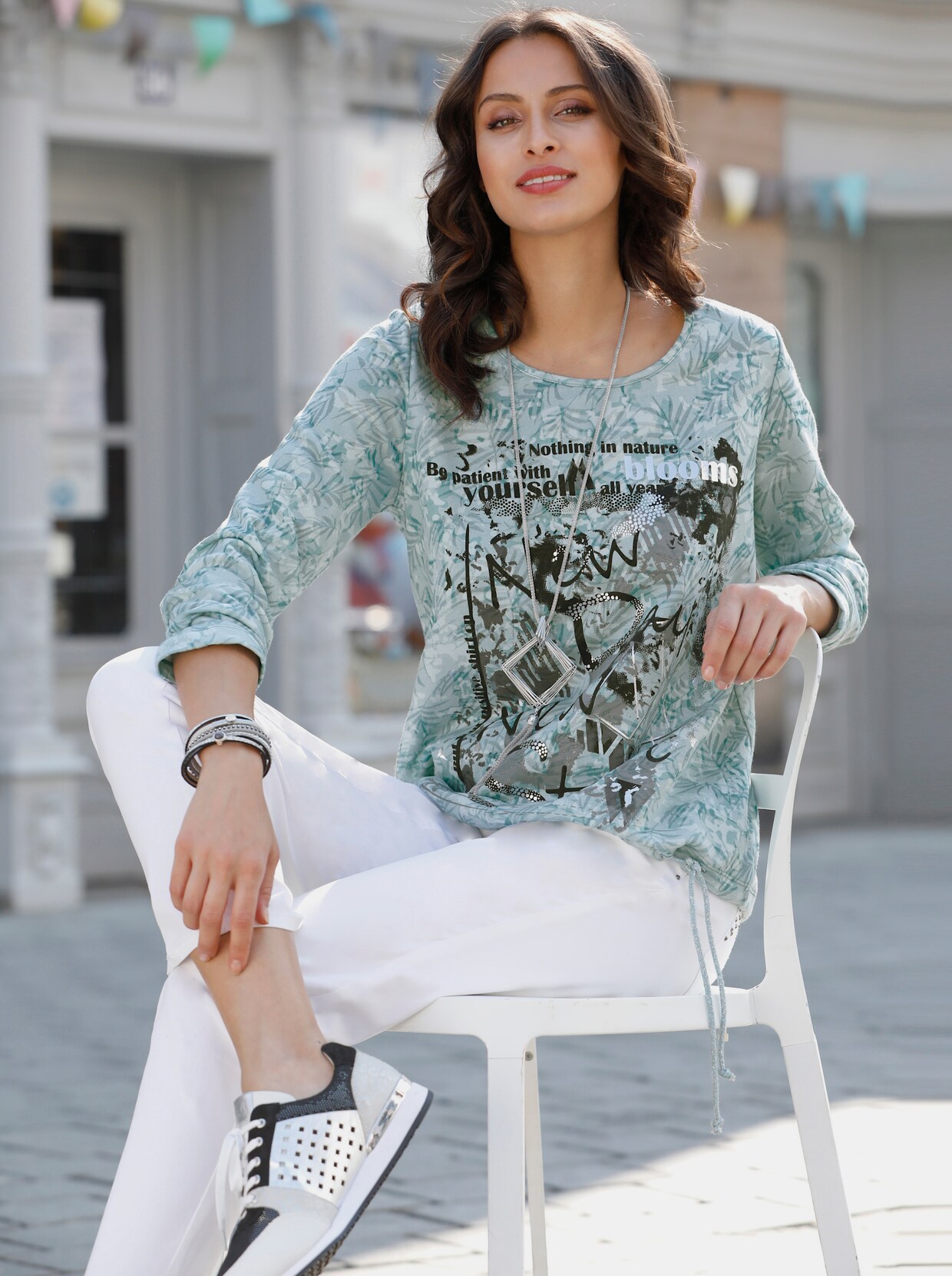 Sweatshirt - kalkmint