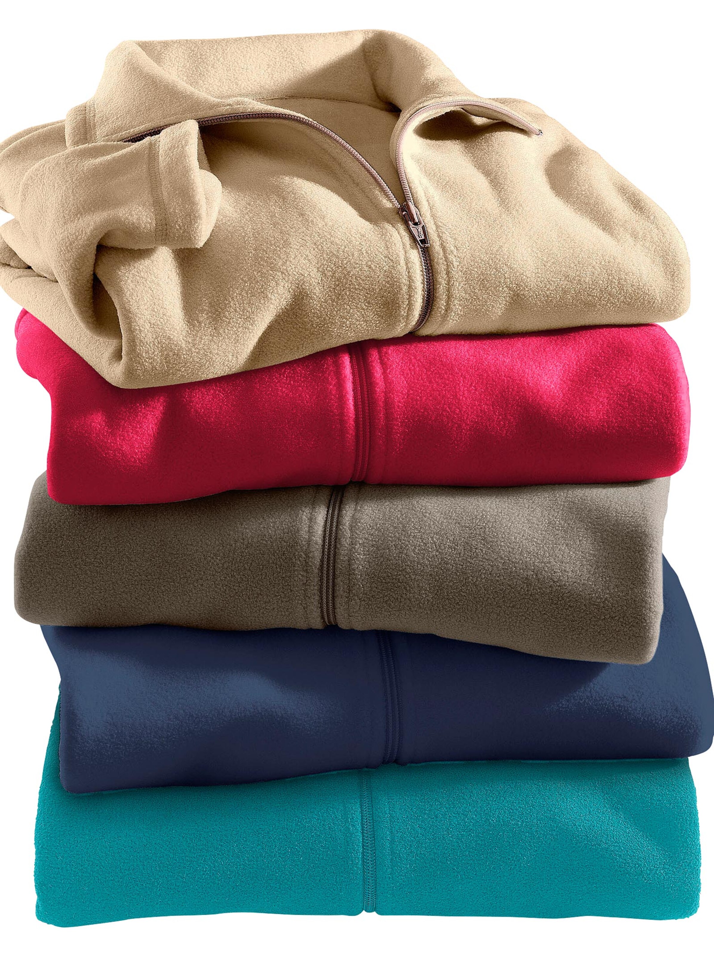 Fleece-Weste - taupe