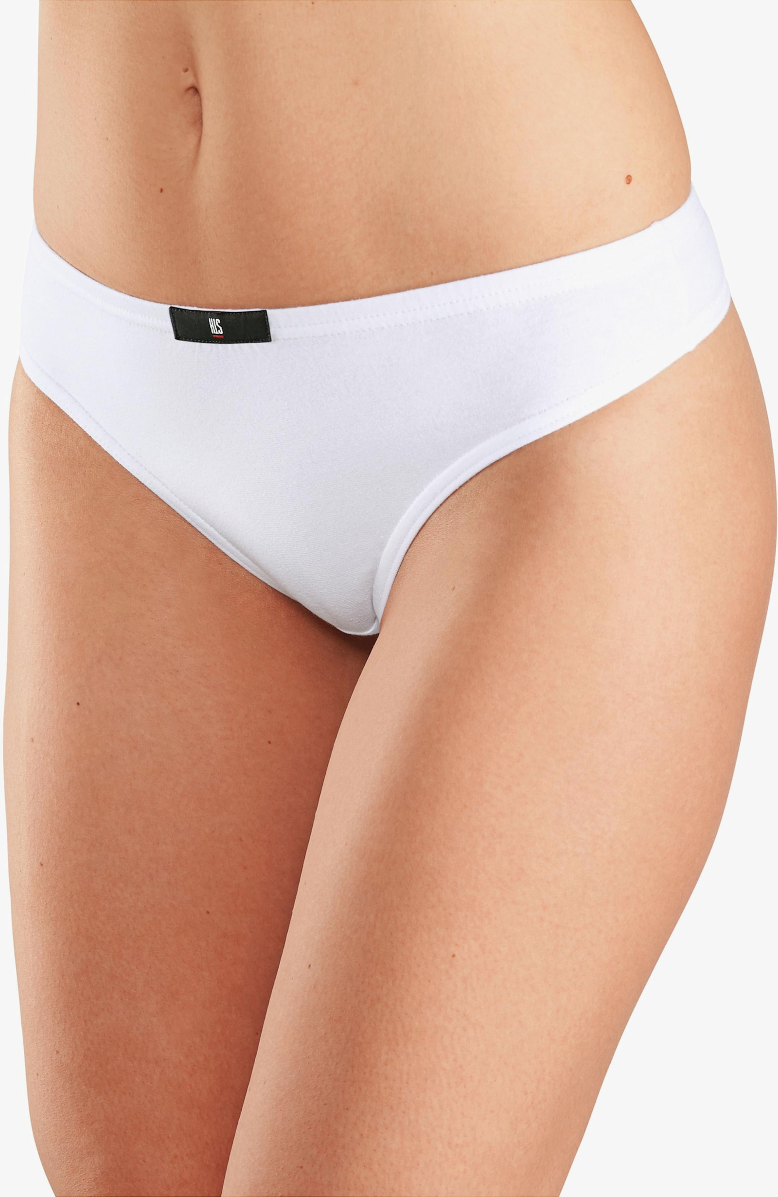 H.I.S String - wit, zwart