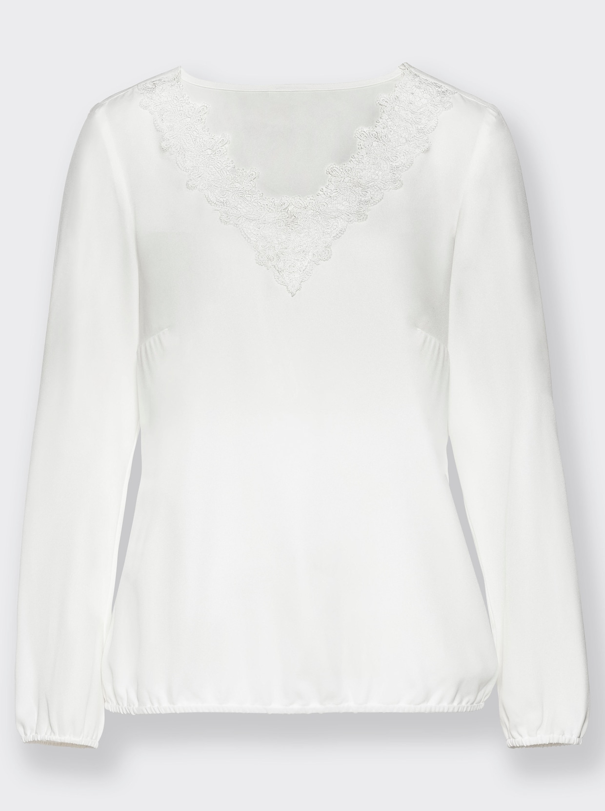 Kanten blouse - ecru