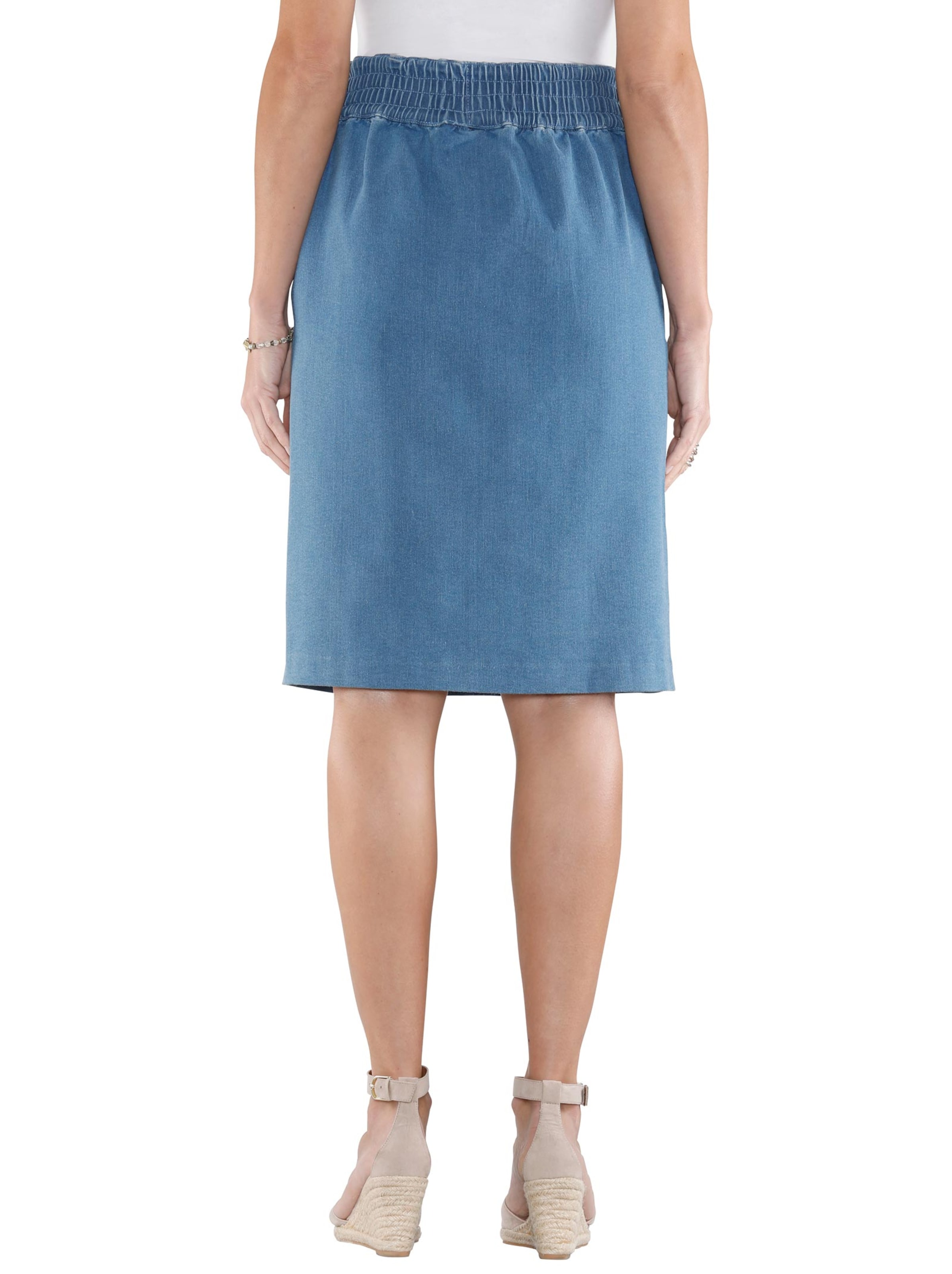 Jeans-Rock - blue-bleached