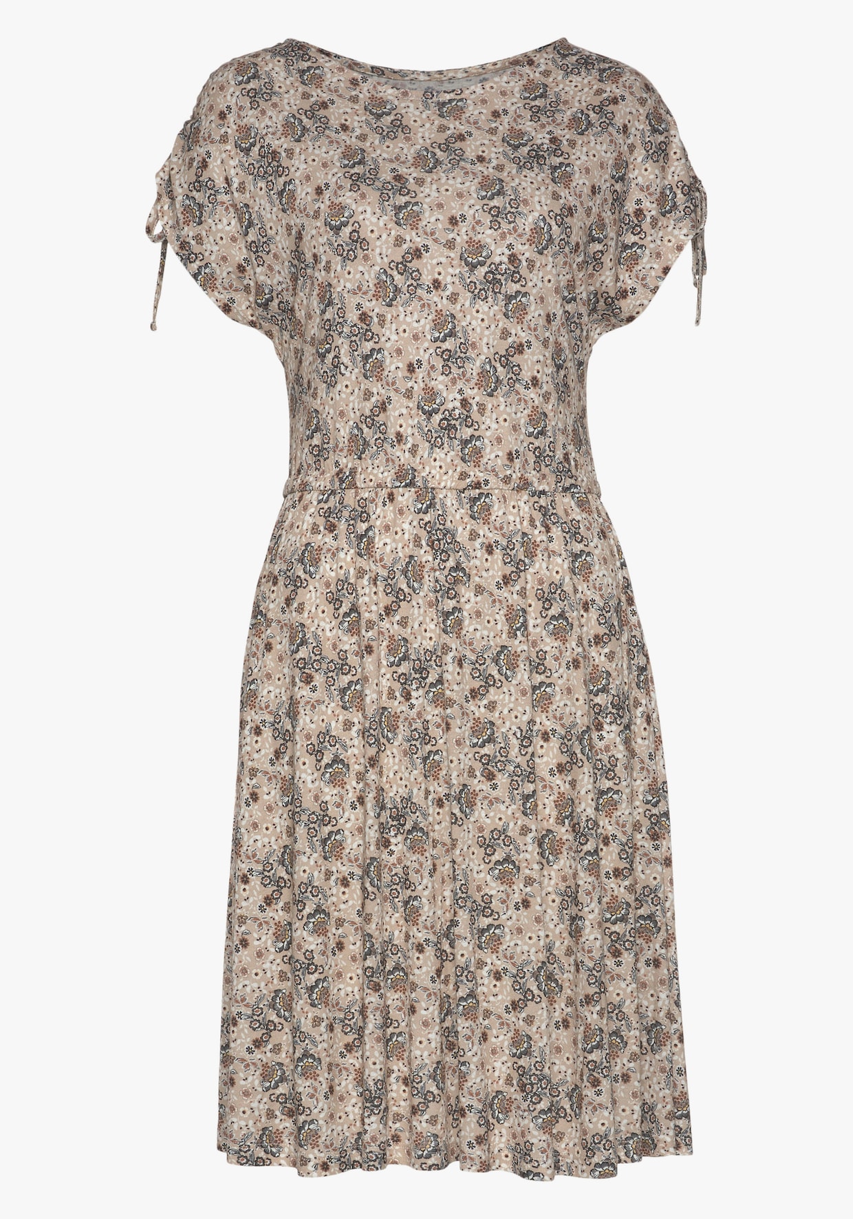 Vivance Jerseykleid - beige-bedruckt